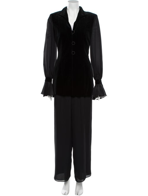 Christian Dior Vintage Pantsuit Black