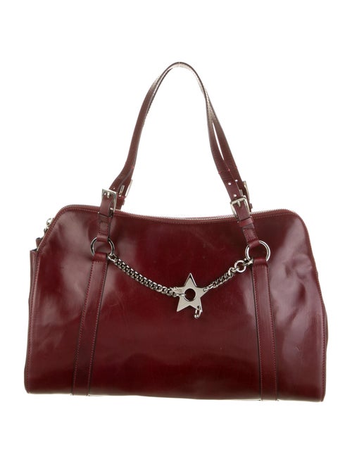 Christian Dior Pierced Hardcore Shoulder Bag Silve