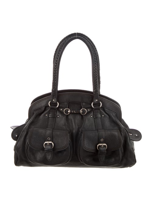 Christian Dior Detective Top Handle Bag Black