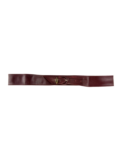 Christian Dior Leather Belt Gold