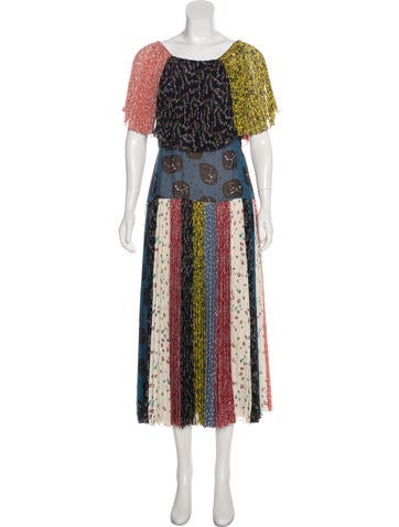 Christian Dior Dresses 2018 Silk Plissé Dress Us12, Fr44 | XL