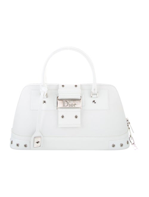 Christian Dior Street Chic Handle Bag White