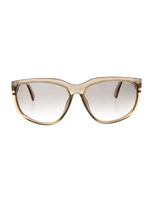 Christian Dior Oversize Gradient Sunglasses Green