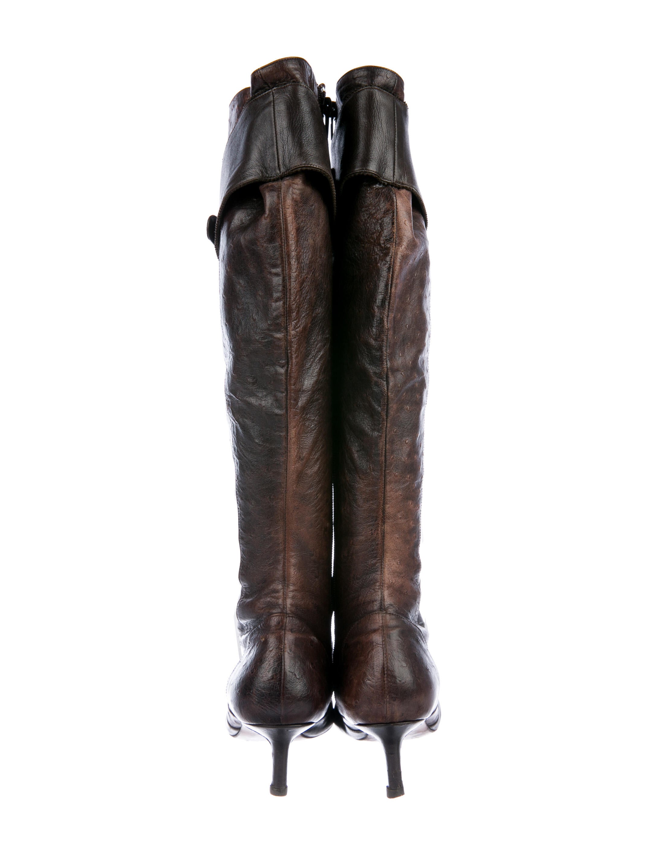 Christian Dior Vintage 2000 Lace-Up Boots - Brown Boots, Shoes
