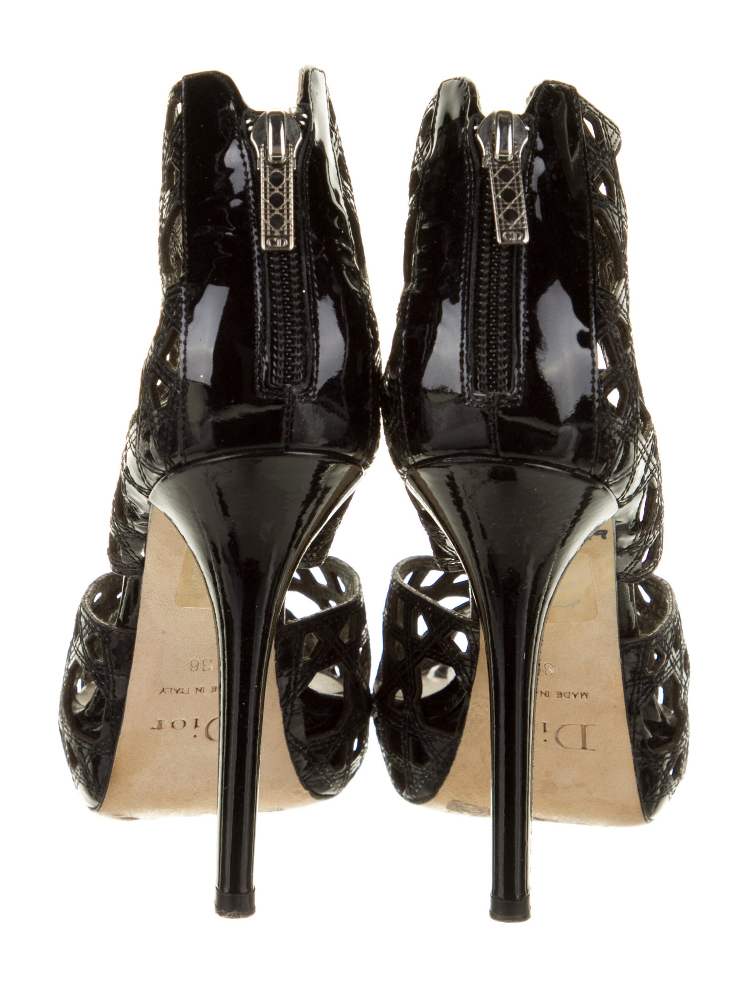 christian dior leather sandals