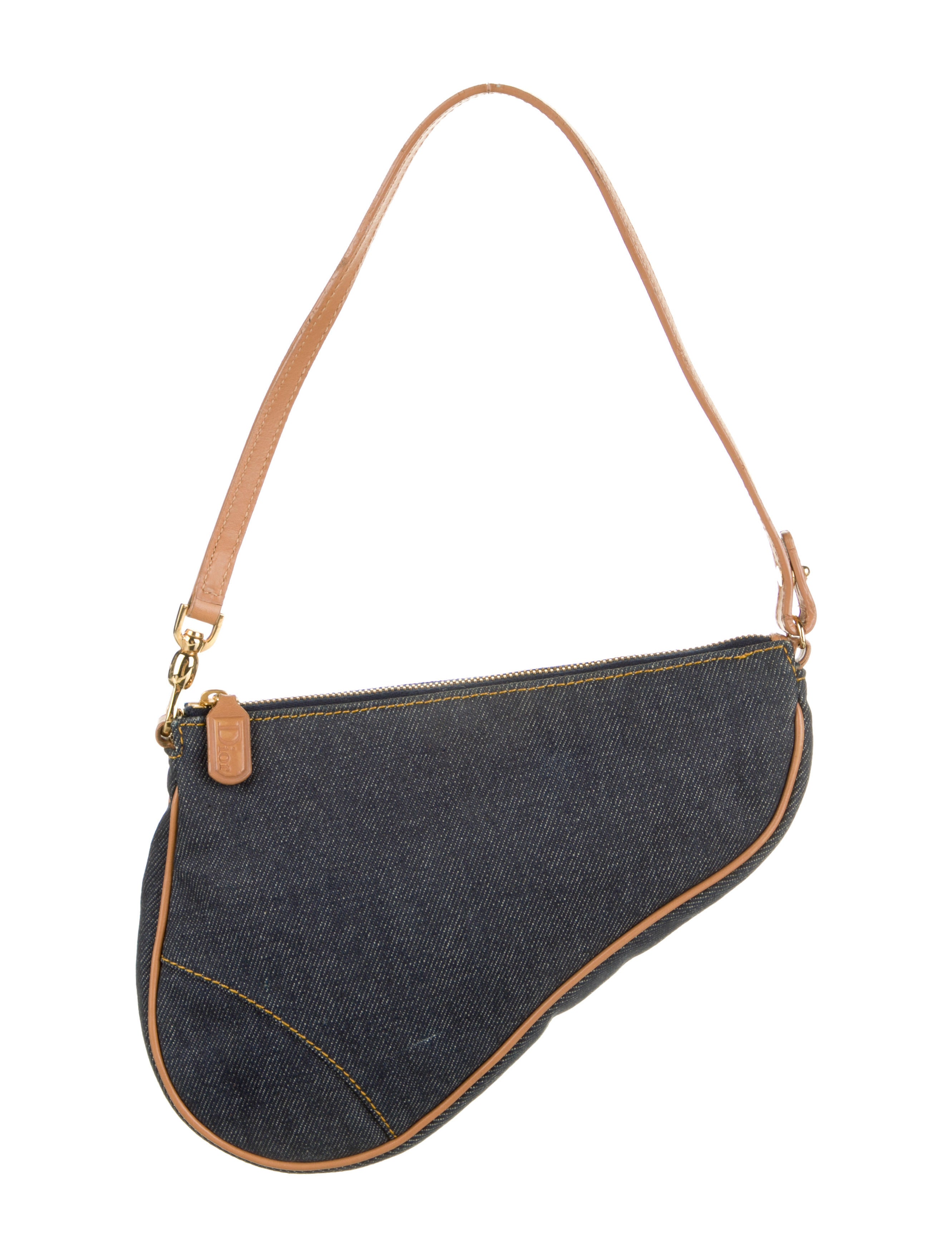 dior denim saddle