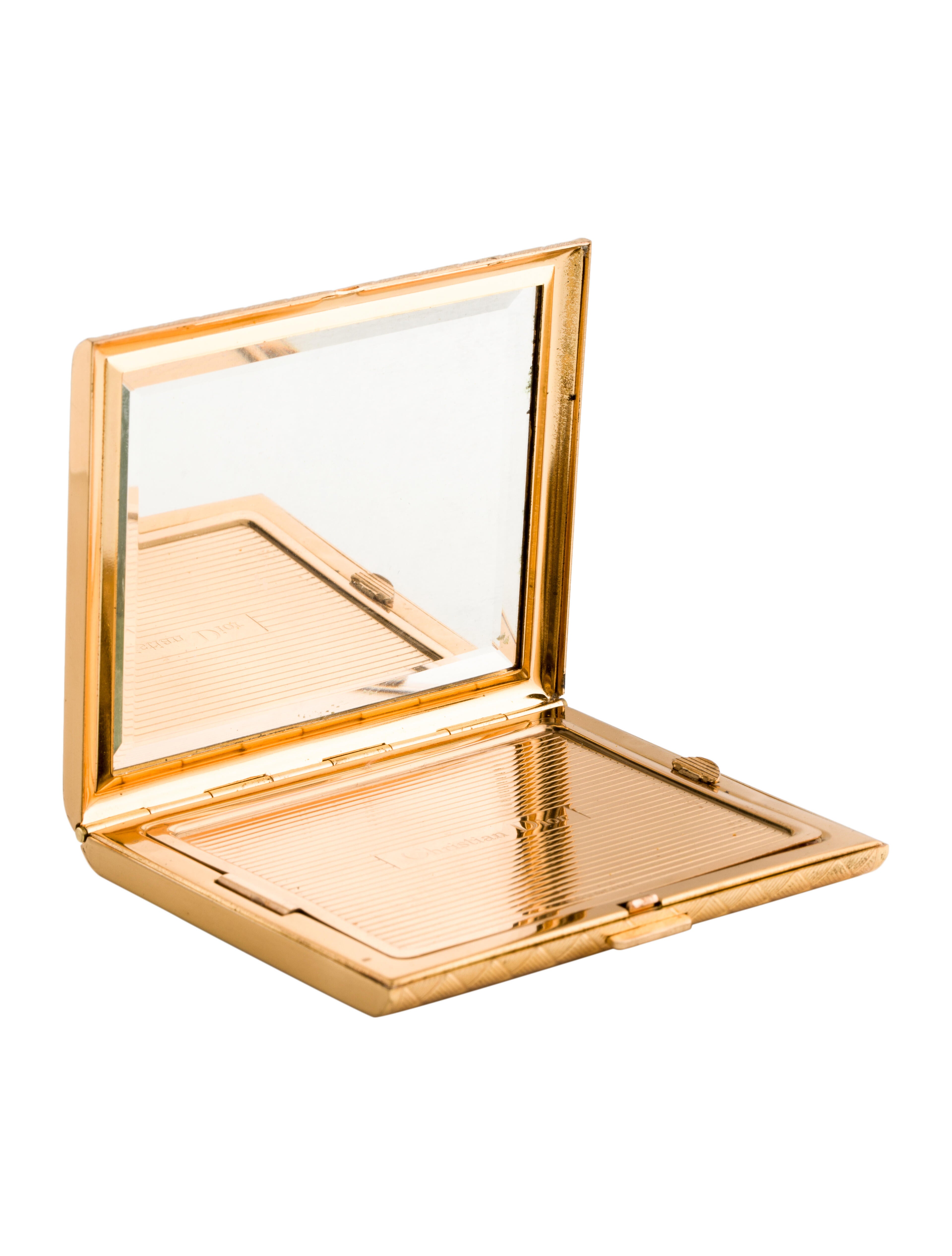 Christian Dior Compact Mirror Gold Travel, Accessories CHR205950