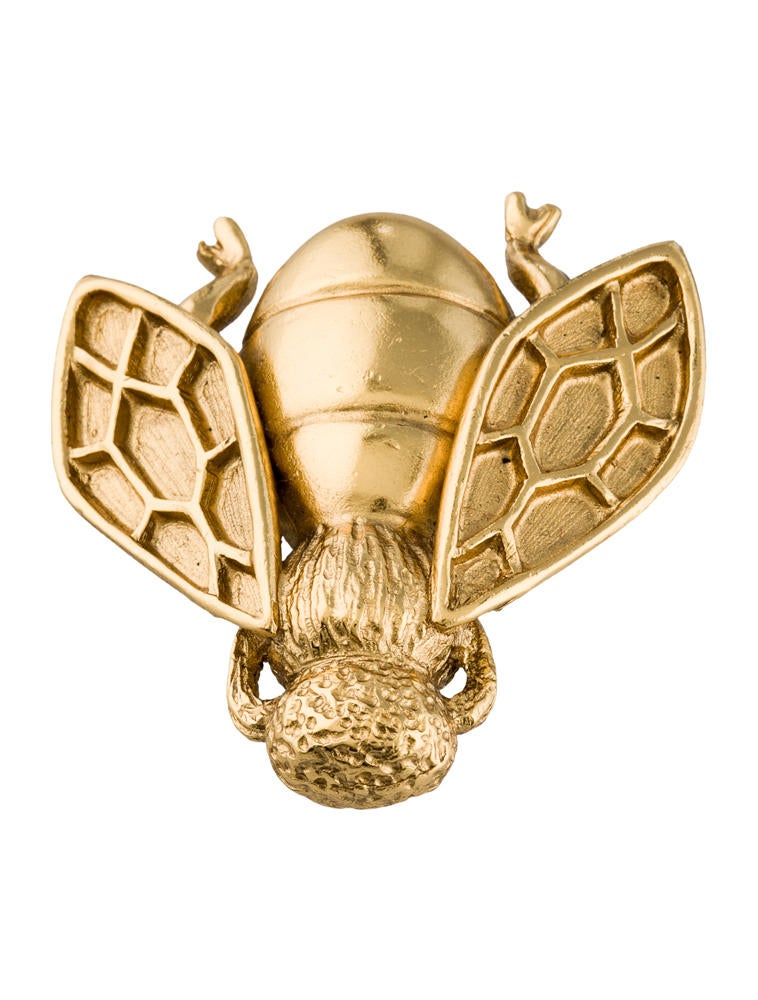Christian Dior Bumble Bee Pin Gold CHR21069 The RealReal