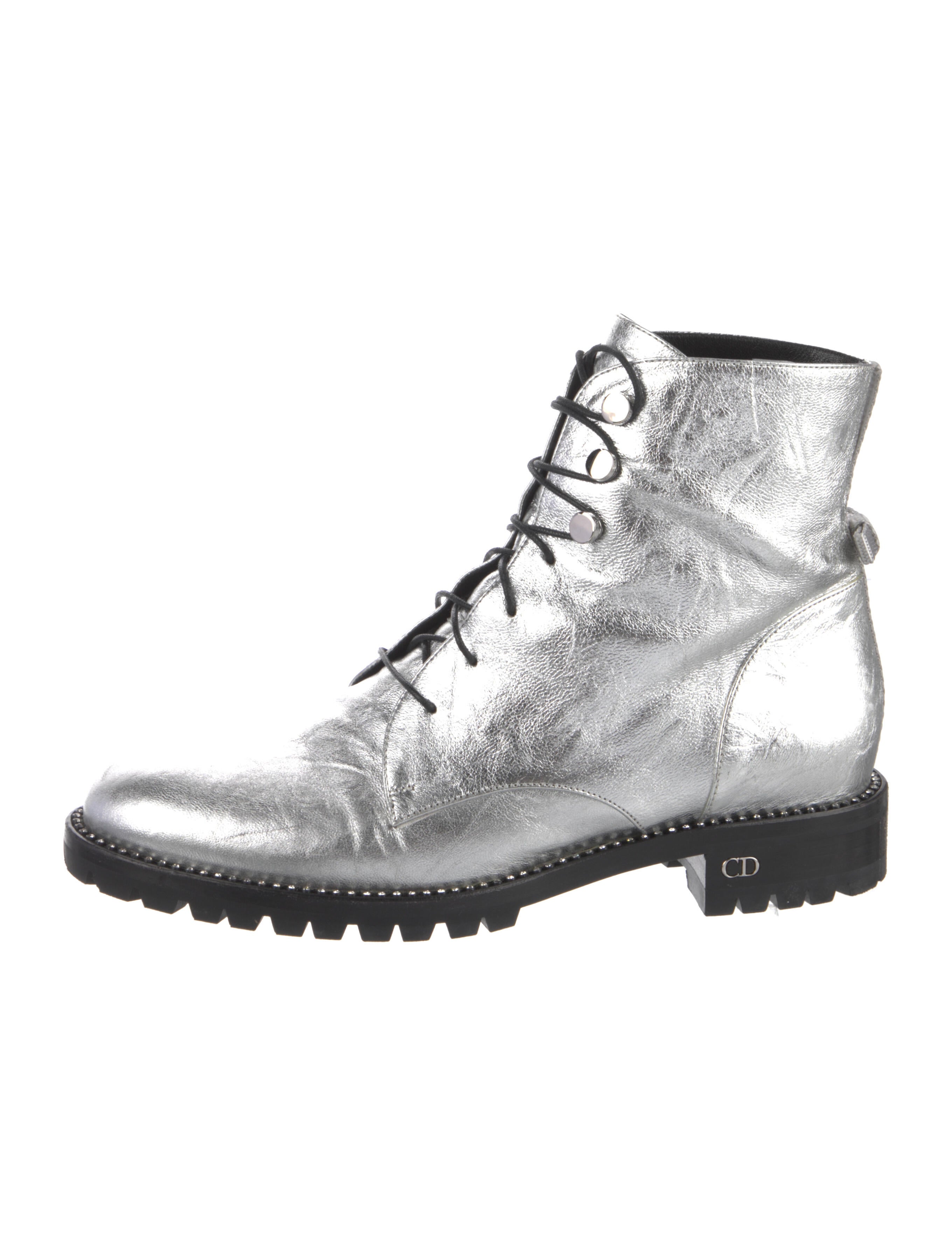 christian dior combat boots