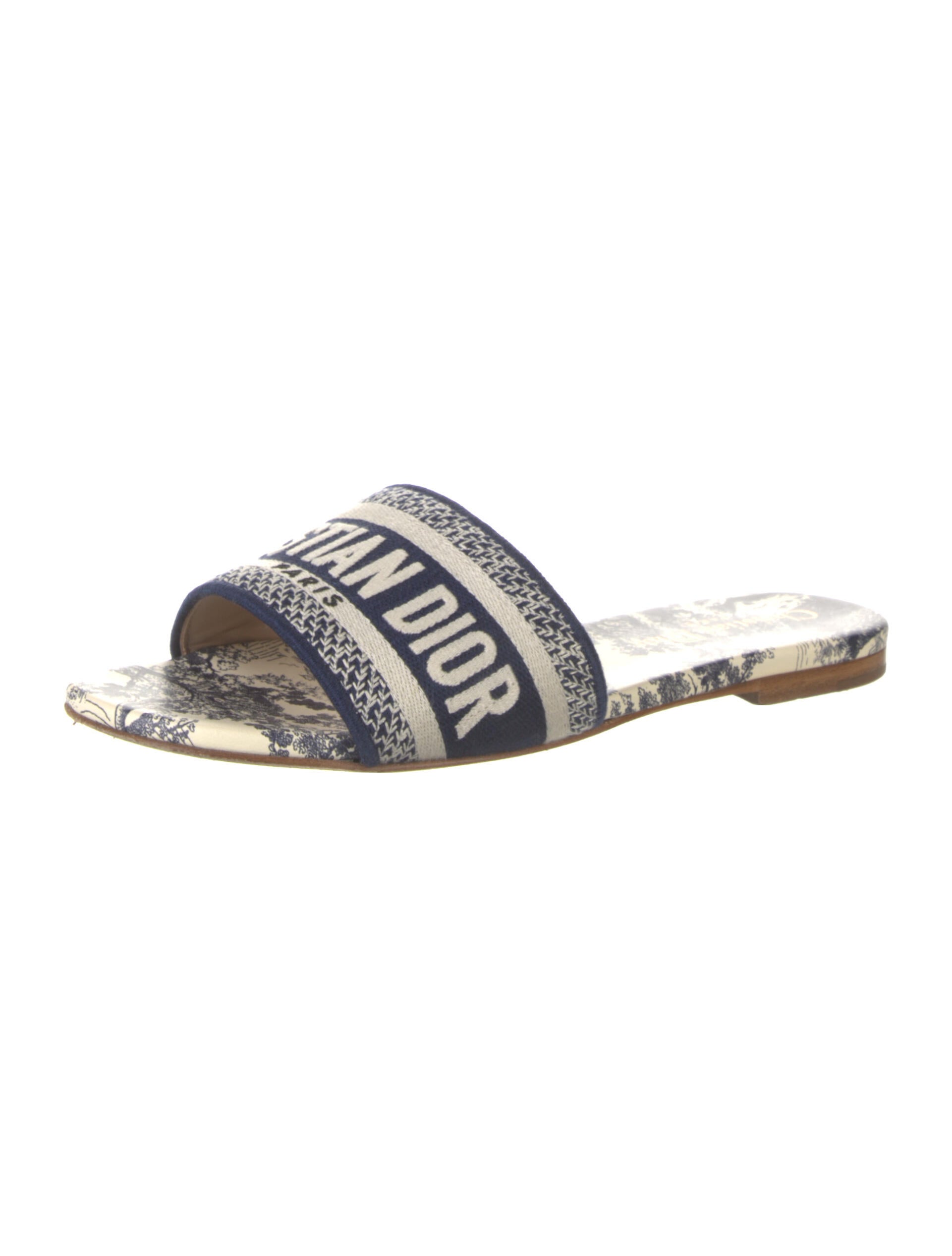 Christian Dior Dway Printed Slides