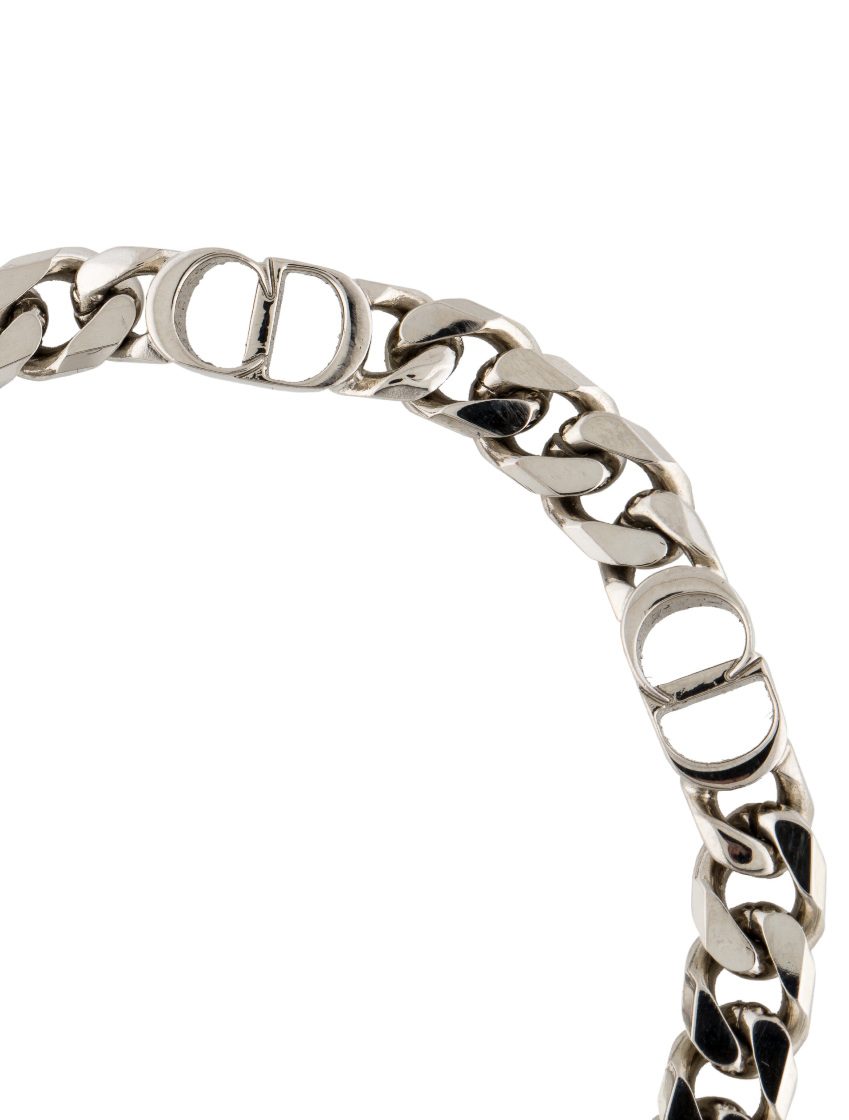 Christian Dior CD Icon Thin Chain Link Bracelet - Link, Bracelets