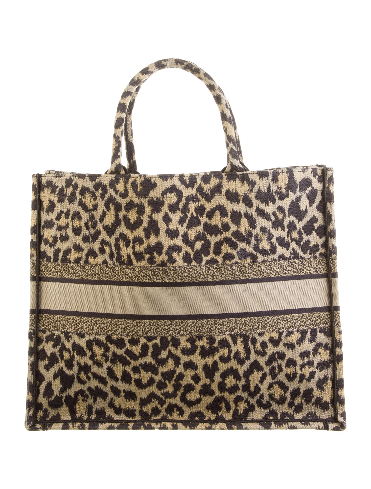 christian dior tote bag leopard