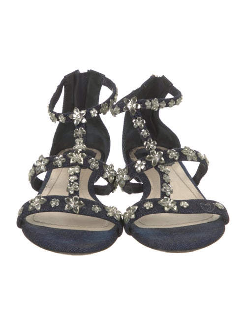 Christian Dior Crystal Embellishments Gladiator Sandals