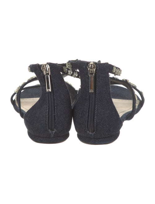 Christian Dior Crystal Embellishments Gladiator Sandals