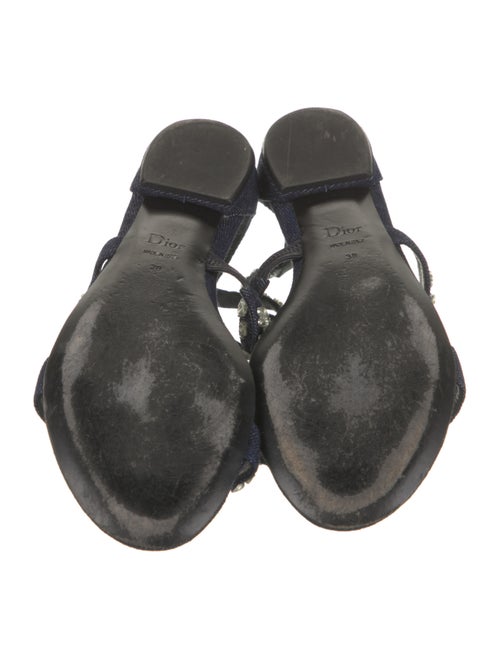 Christian Dior Crystal Embellishments Gladiator Sandals