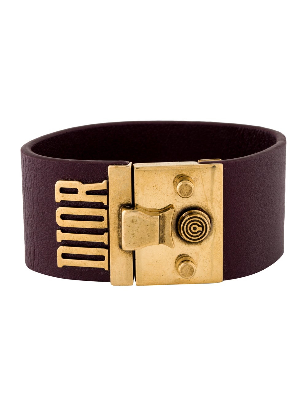 Christian Dior Dior Wide Leather Bracelet - image 1
