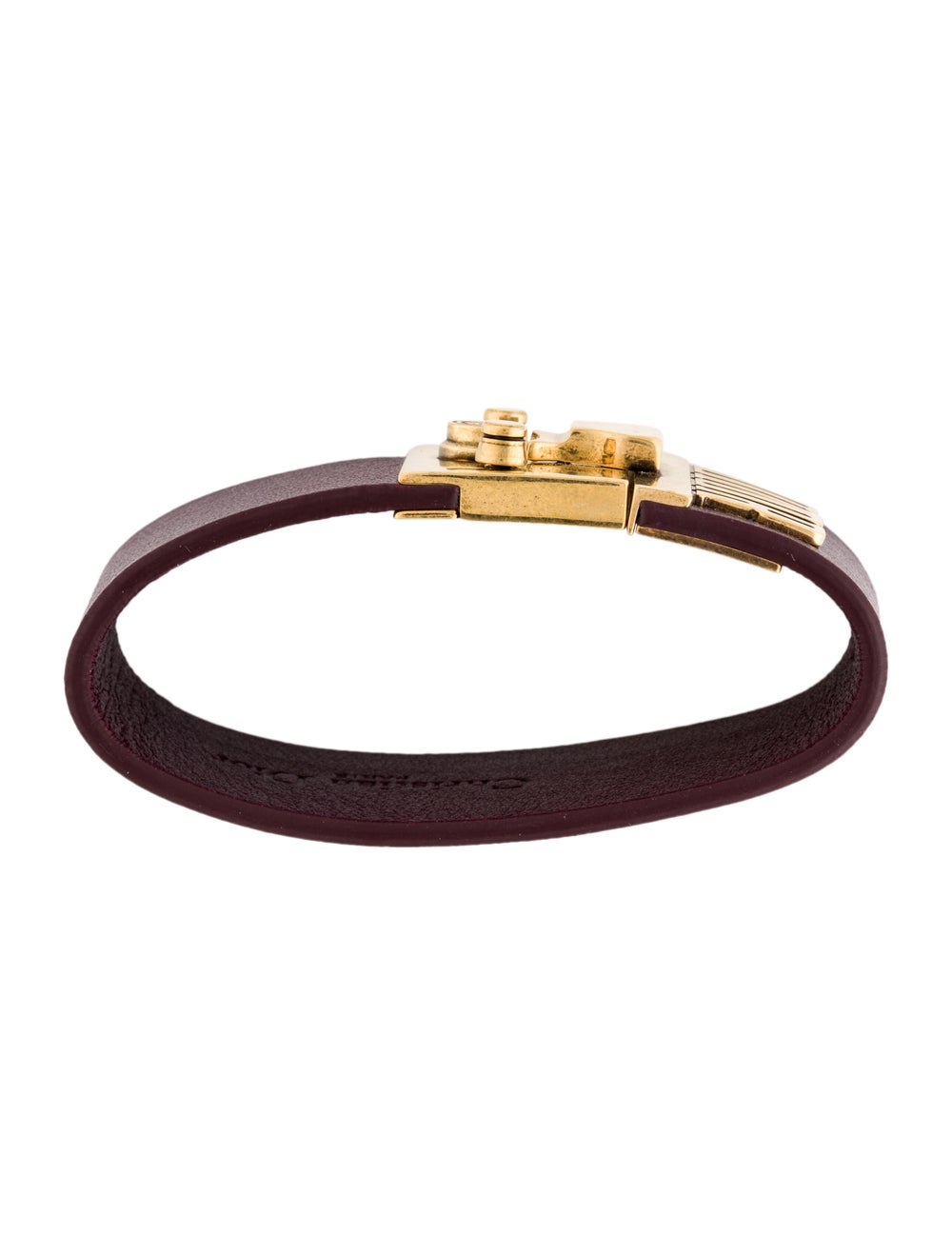 Christian Dior Dior Wide Leather Bracelet - image 3