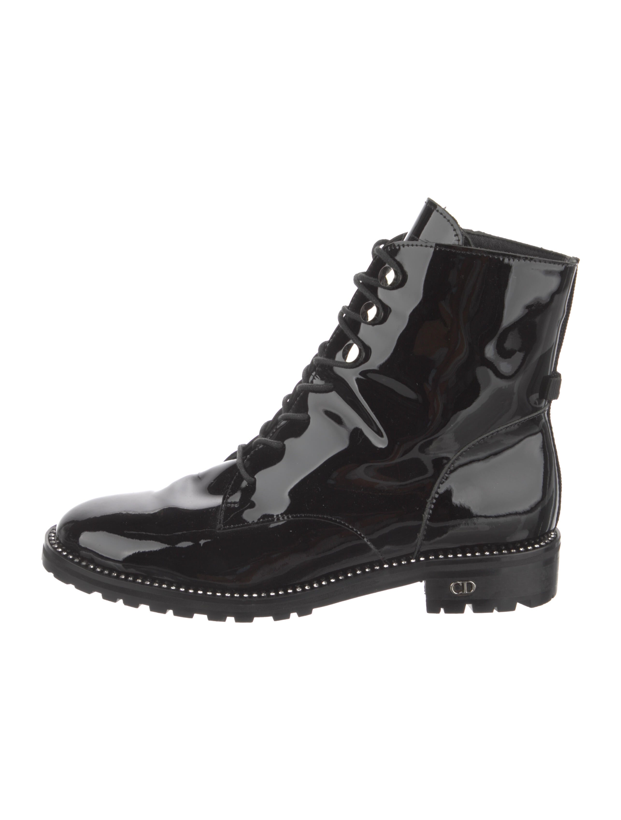 christian dior combat boots