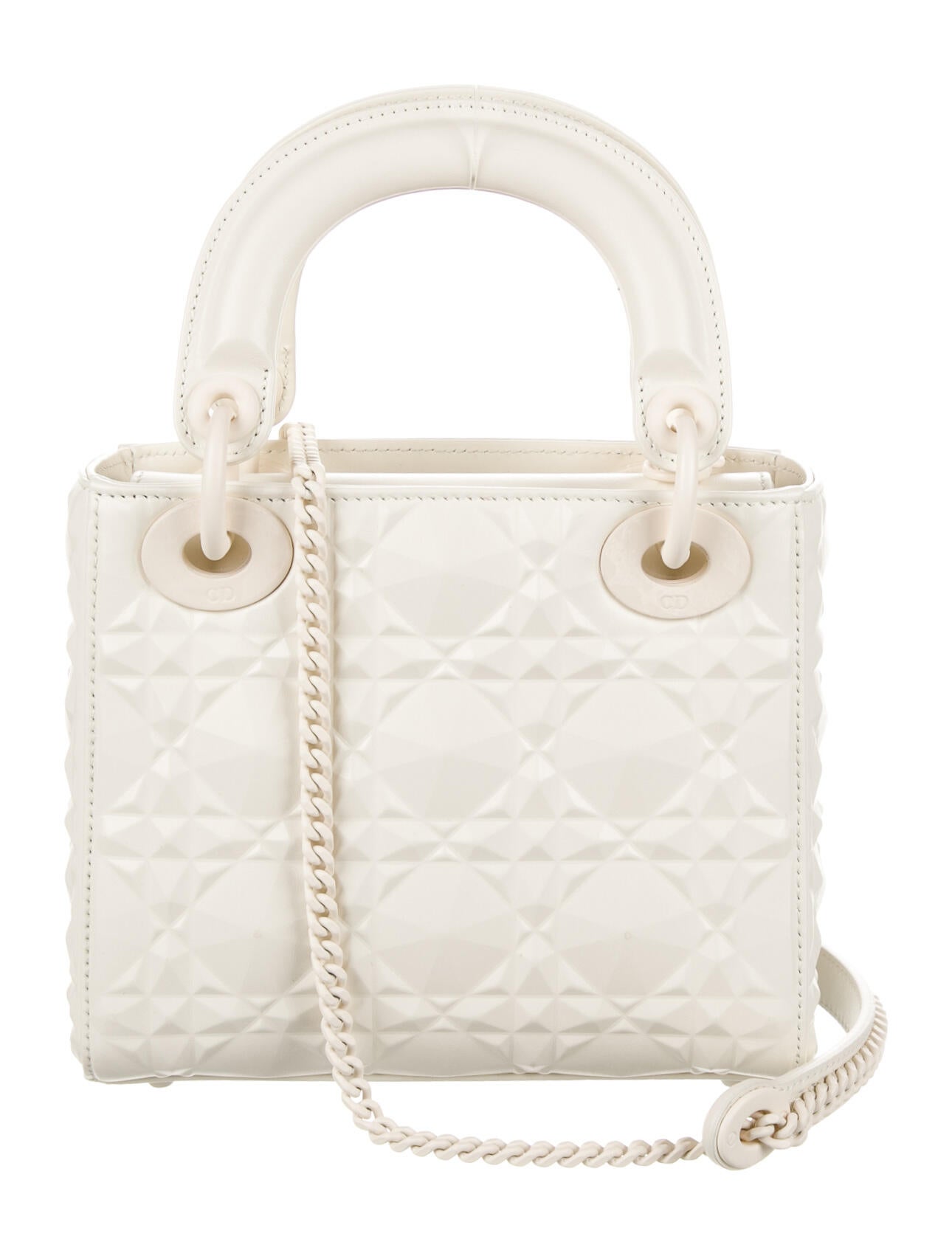 Christian Dior 2022 Diamond Motif Mini Lady Dior Bag w/ Tags