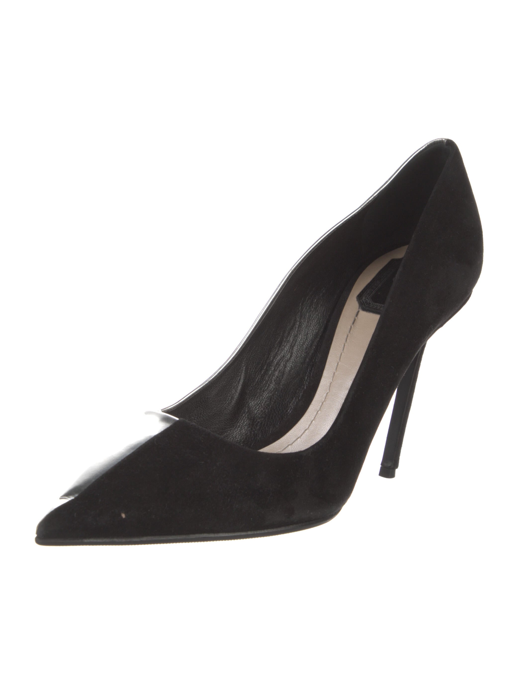 Christian Dior Embroidered Pumps Black Pumps, Shoes CHR35181 The