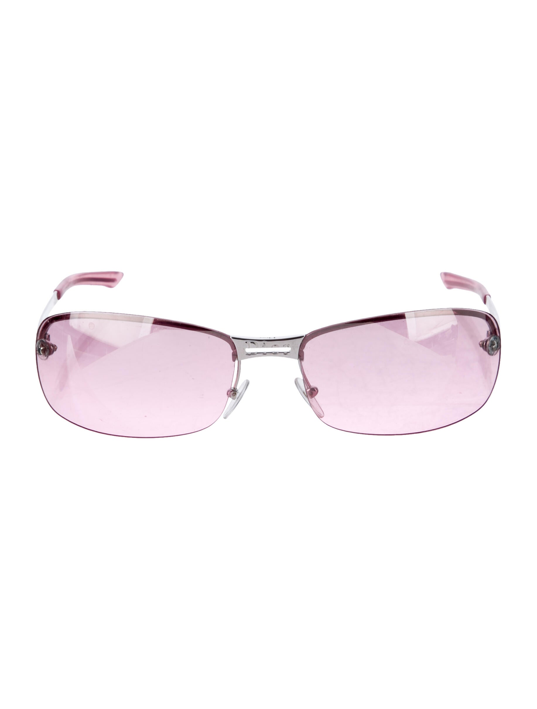 Christian Dior Adiorable Pink Gradient Shield Sunglasses Christian Dior by John Galliano SS 2000 Pink Rodeo Drive  main image 2