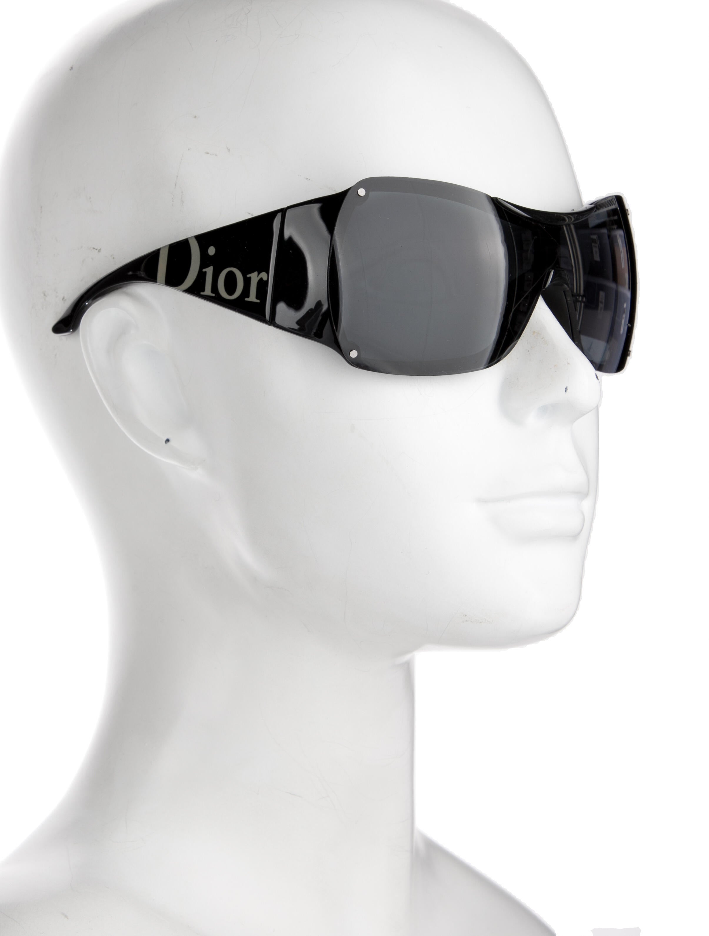 Christian Dior Baby Shine Shield Sunglasses - Black Sunglasses