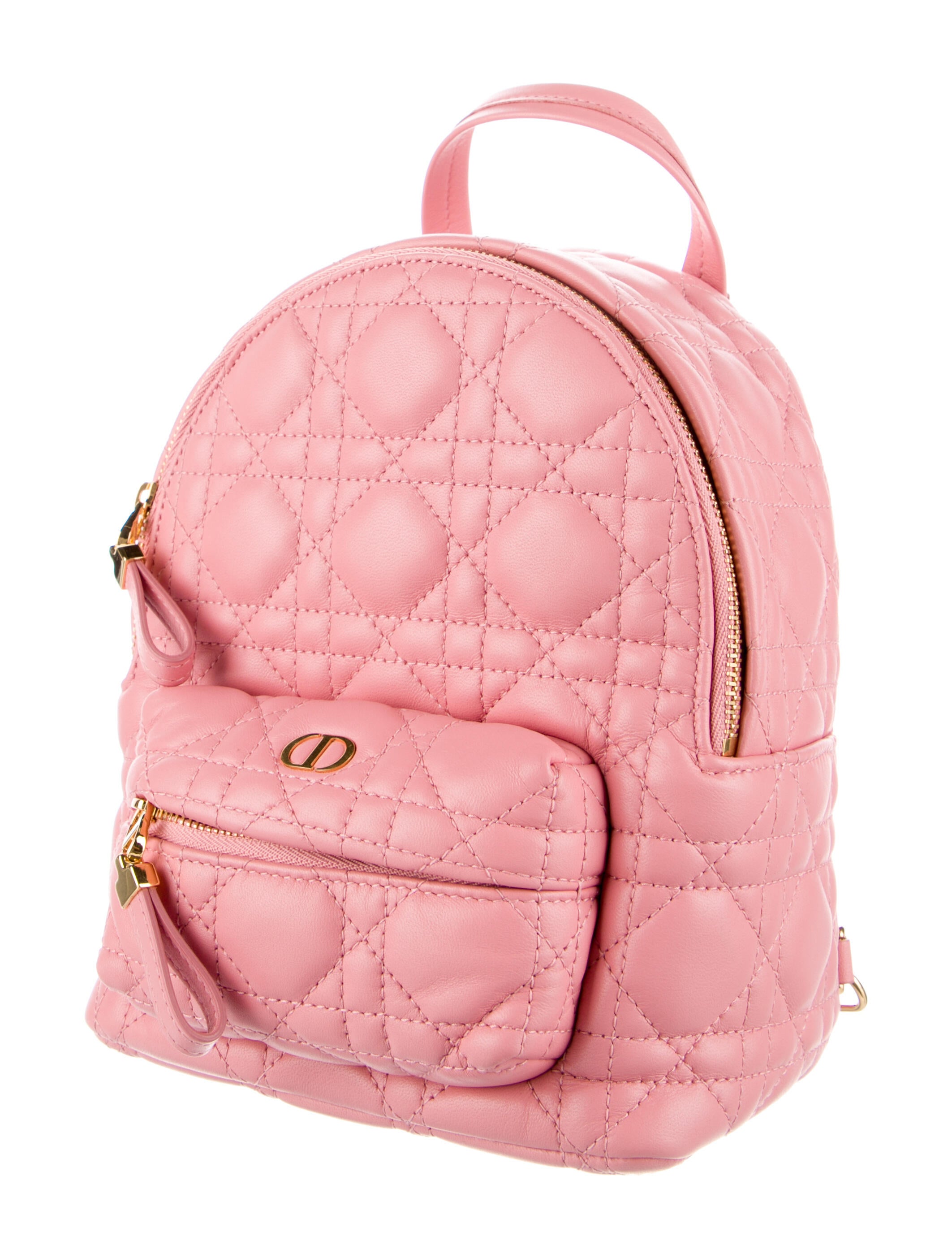 Christian Dior Mini Cannage Backpack Pink Backpacks, Handbags