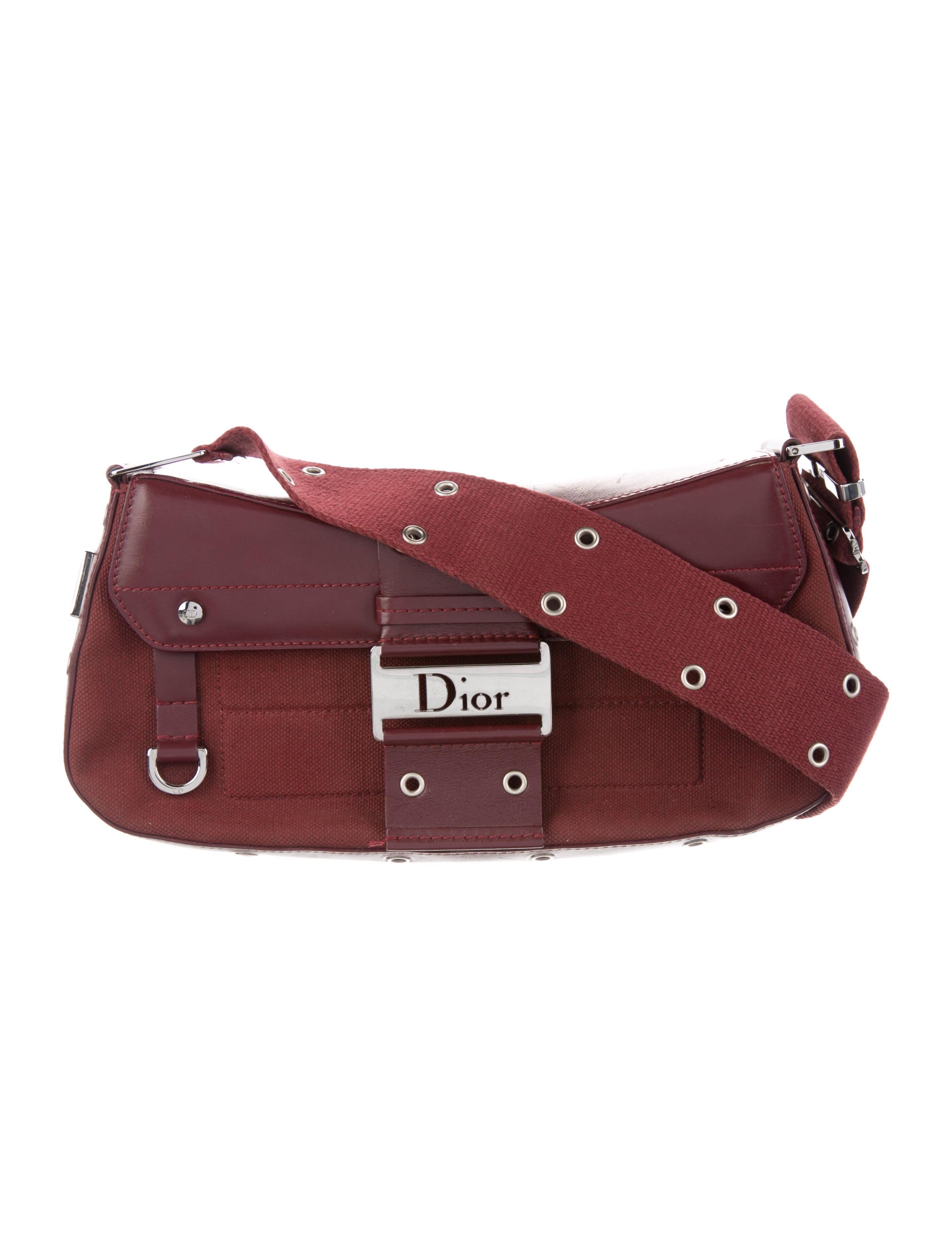 【美品】Chistian Dior  vintage handbag Christian Dior Vintage Street Chic Columbus Bag - Red