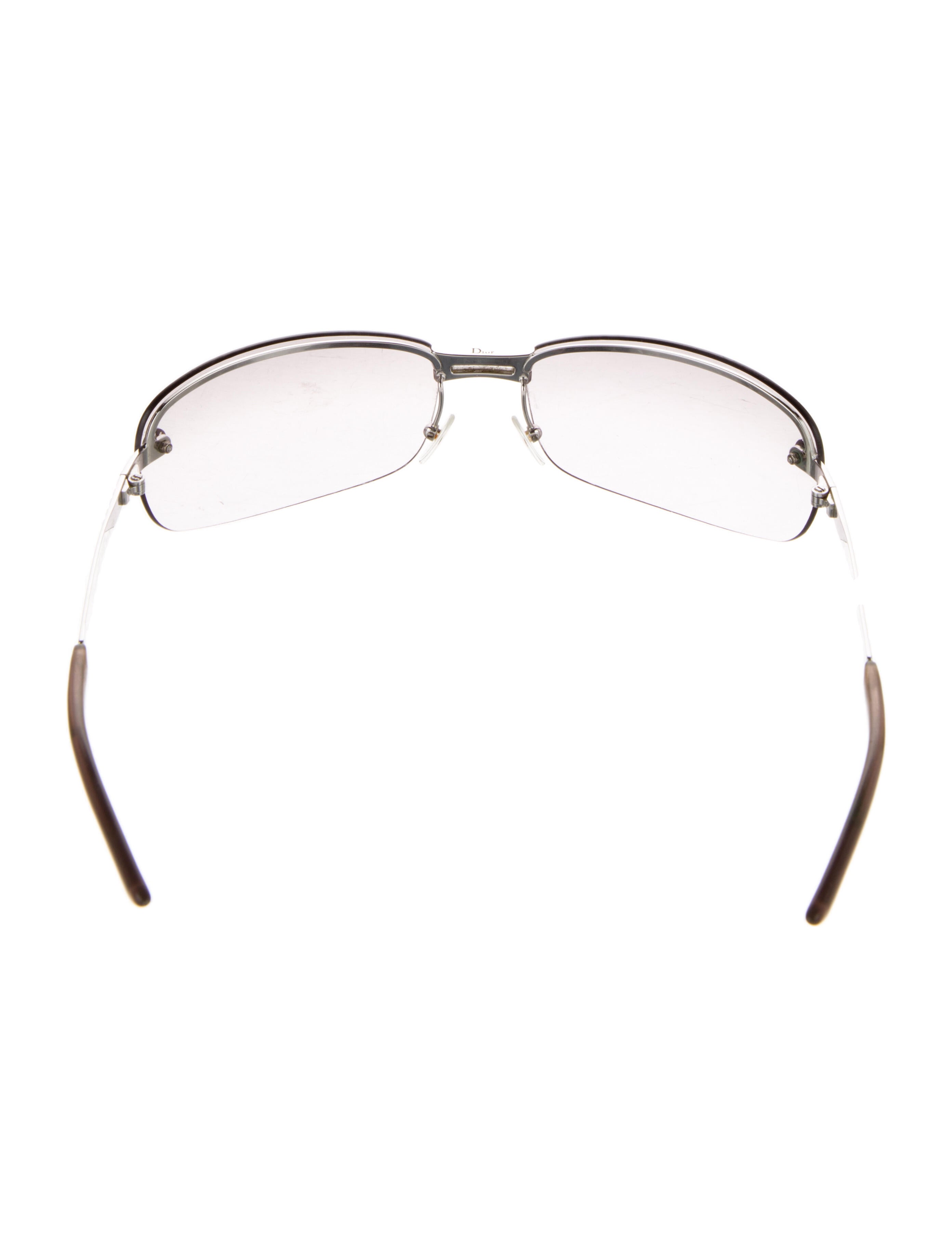 クリスチャンディオール ADIORABLE 3 ハーフリム アイウェア Christian Dior Adiorable 3 Oversize Sunglasses - Silver Sunglasses