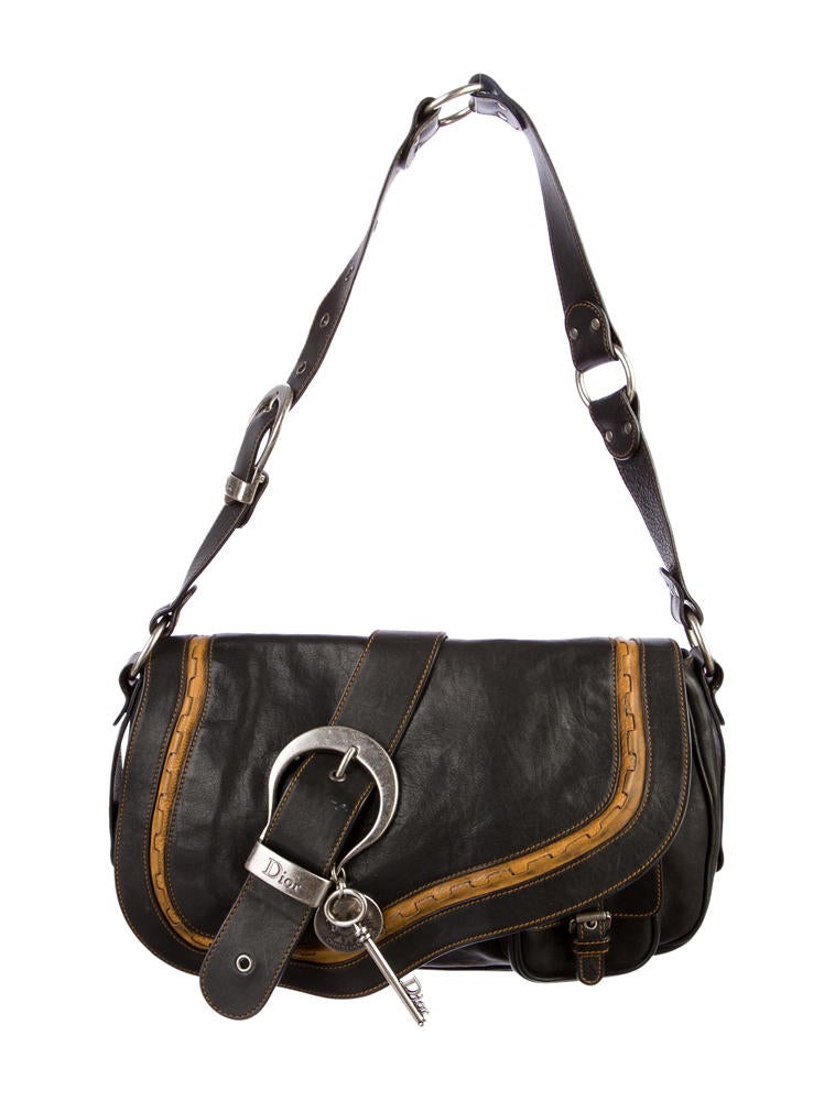 Christian Dior Gaucho Bag - Black Shoulder Bags, Handbags