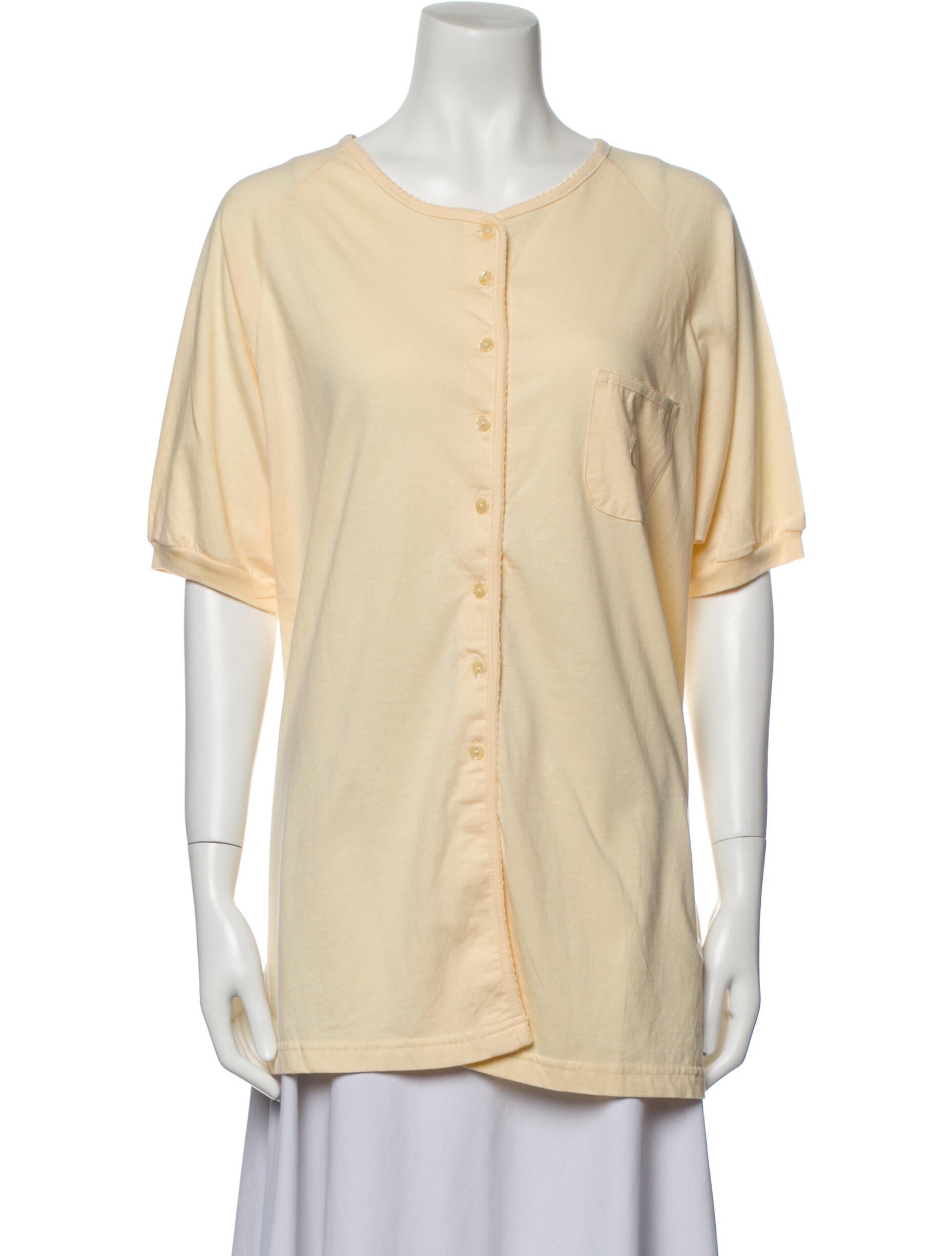 Christian Dior Late 1900's - Early 1910's Embroidered Accent Nightgown w/ Tags