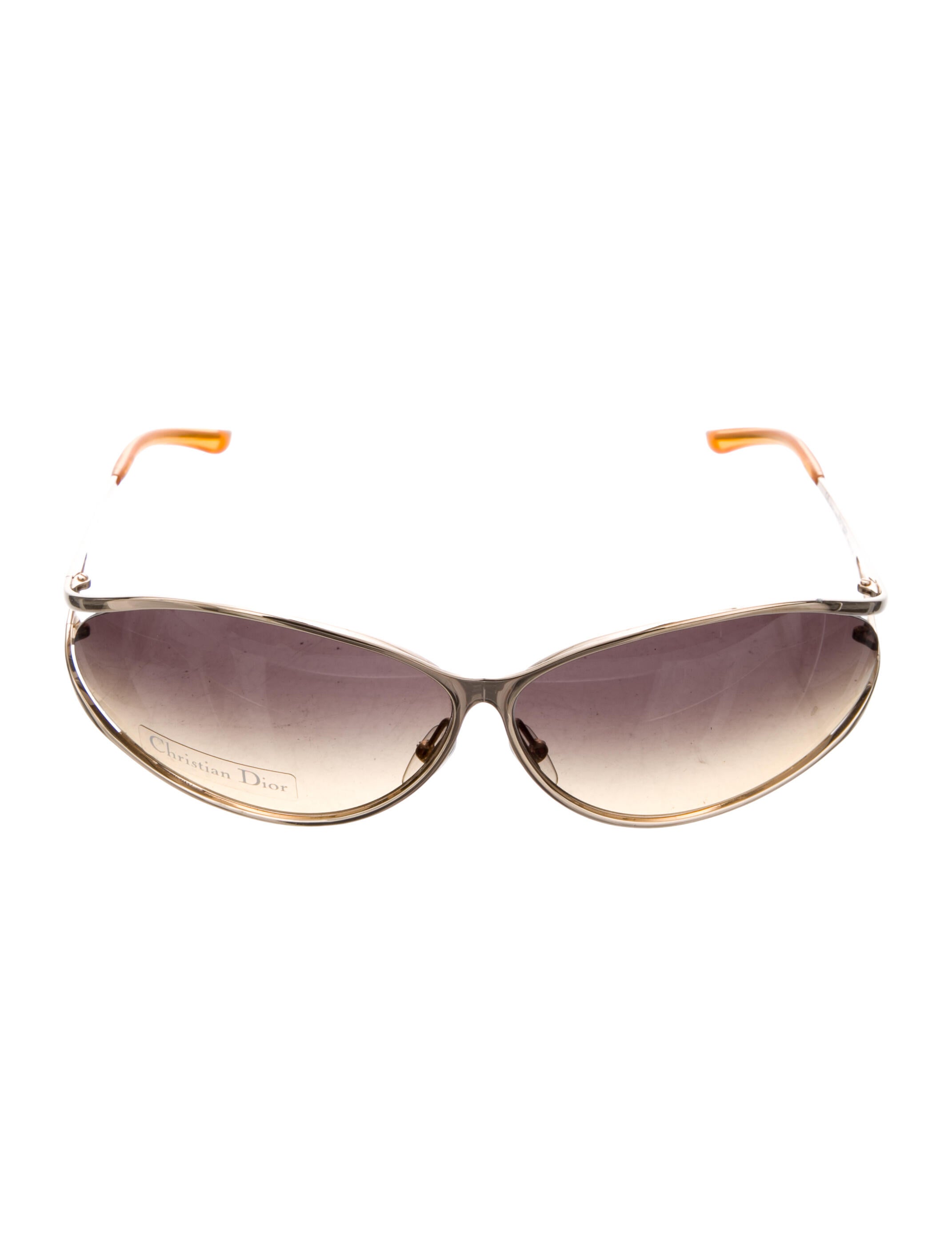 Christian Dior Dior America CatEye Sunglasses Gold Sunglasses