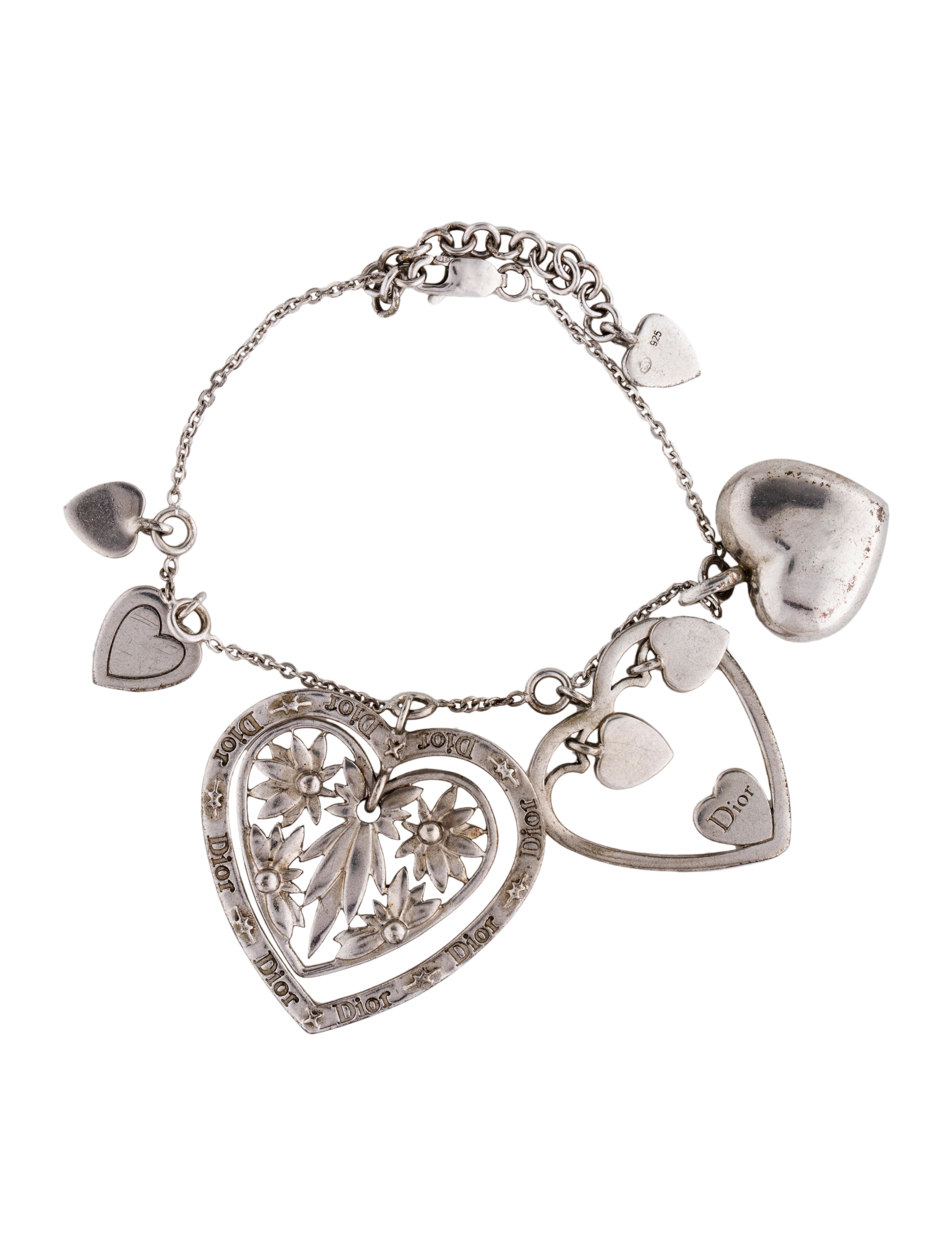 Christian Dior Rose Des Vents Bracelet 18K Yellow Gold Charm