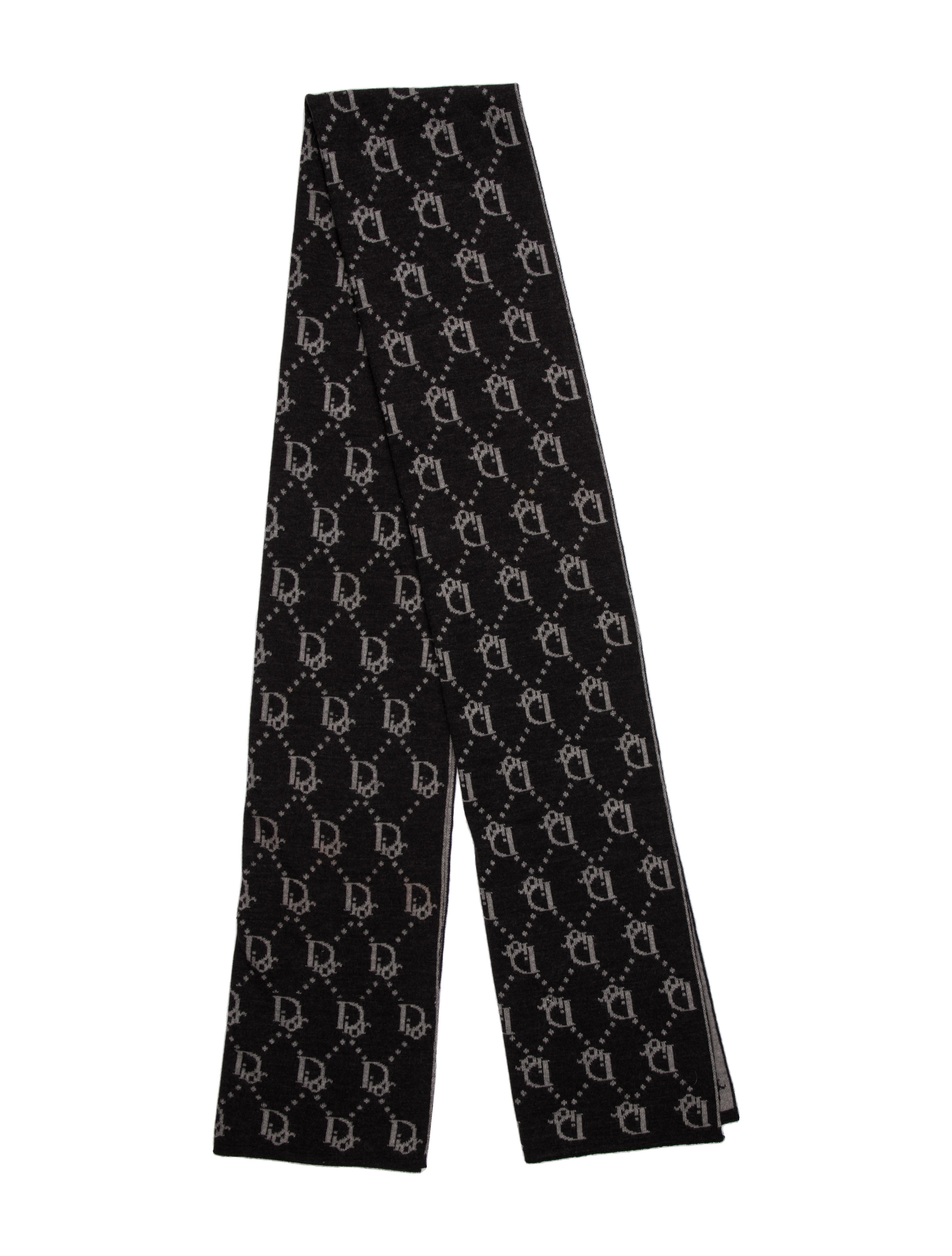 Christian Dior Cashmere Monogram Scarf main image 0