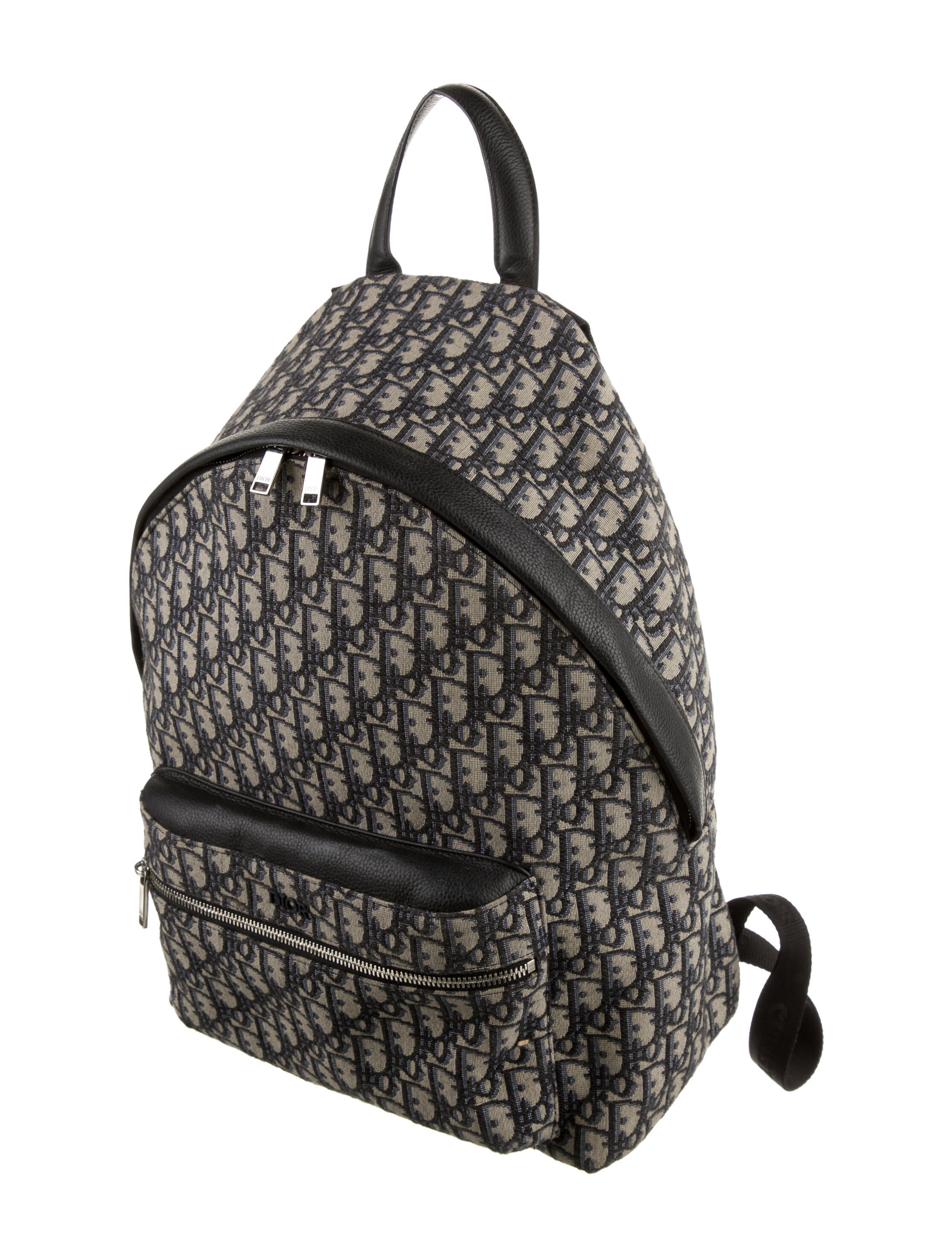 Christian Dior Oblique Rider Backpack Black Backpacks, Bags