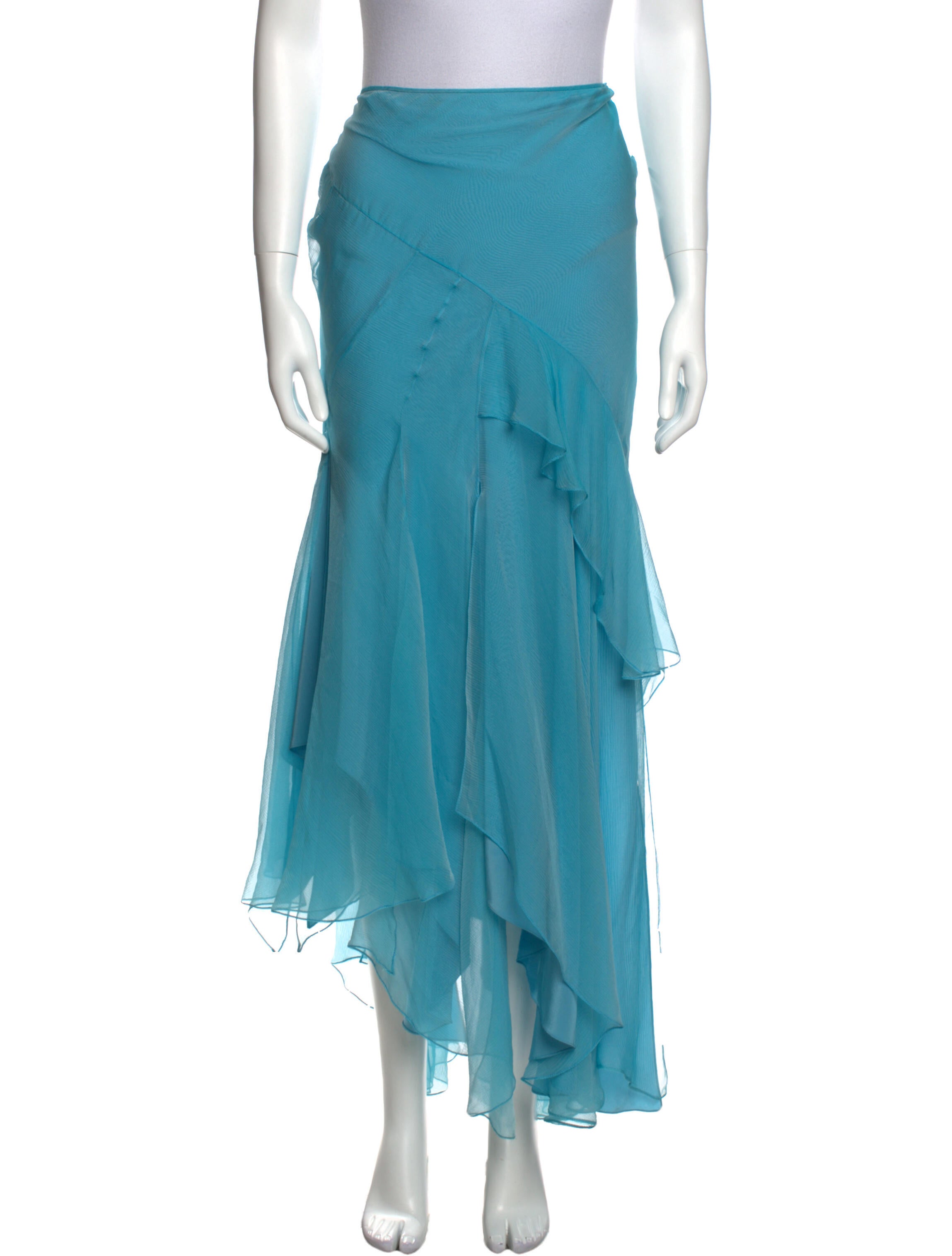 Christian Dior Vintage Long Skirt Blue Skirts, Clothing CHR249339