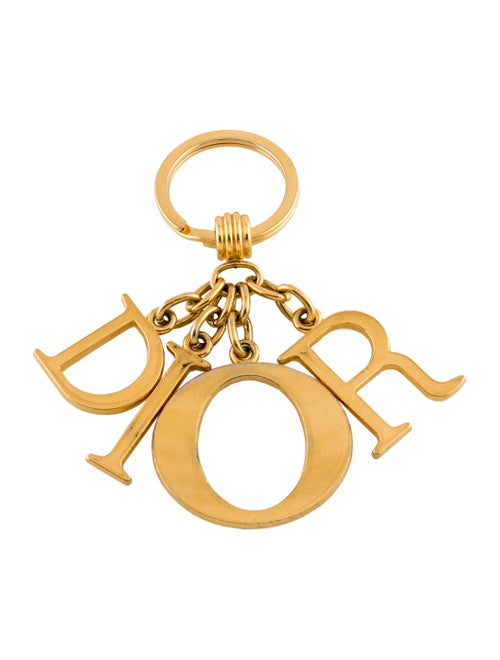 Christian Dior Letters Charms Keychain