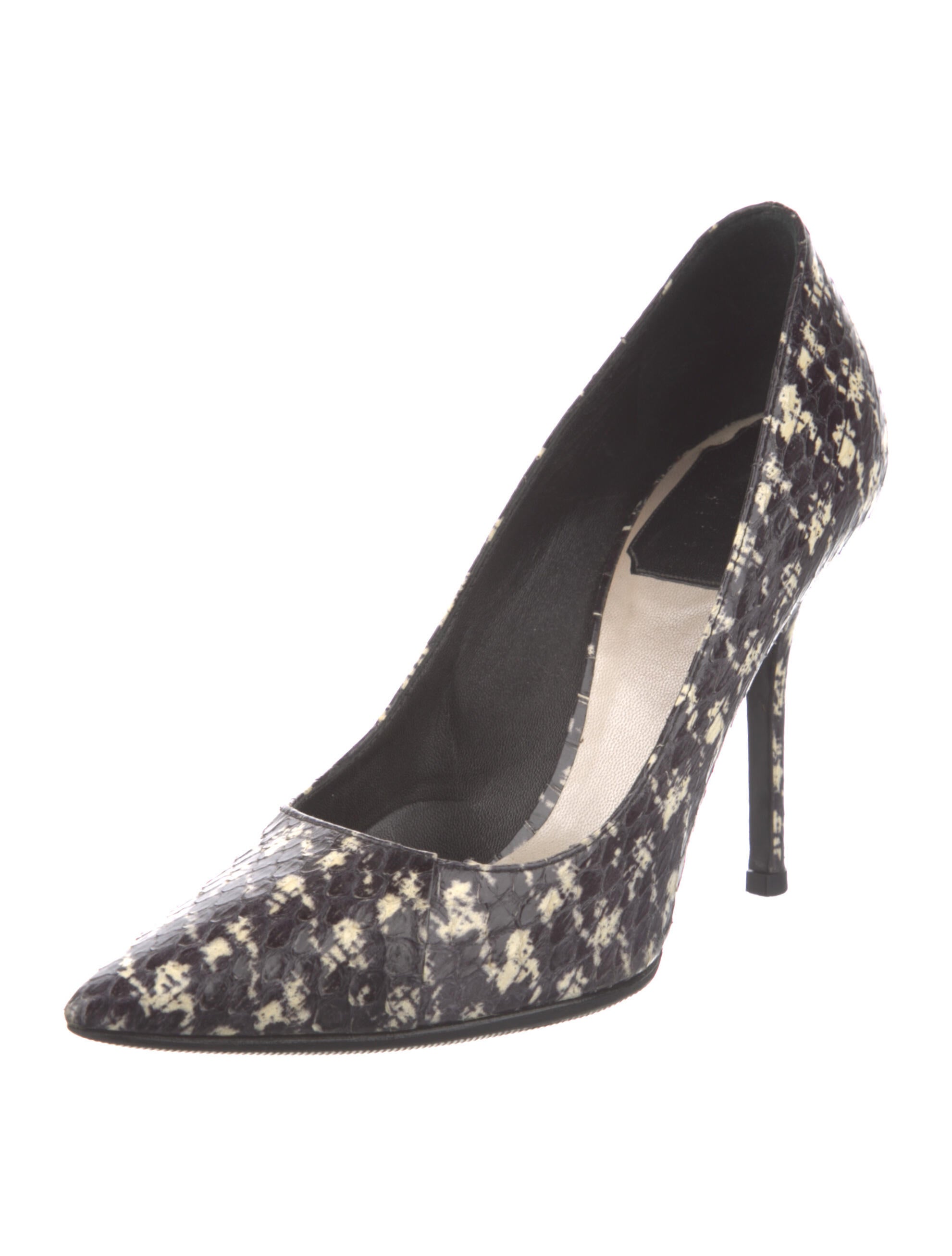 Christian Dior Oblique Jacquard Canvas Pumps Black Pumps, Shoes