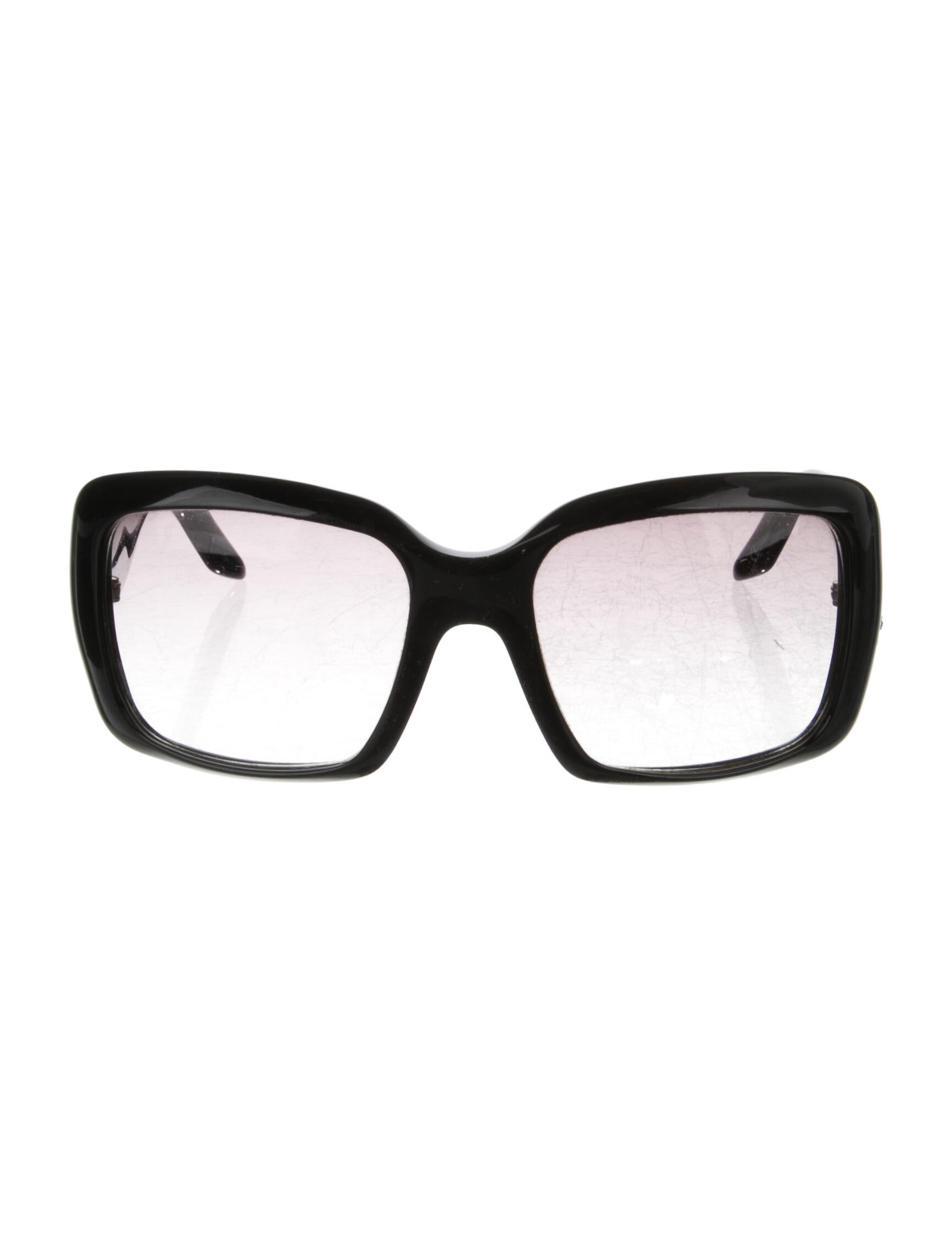 Christian Dior Square Gradient Sunglasses Black Sunglasses