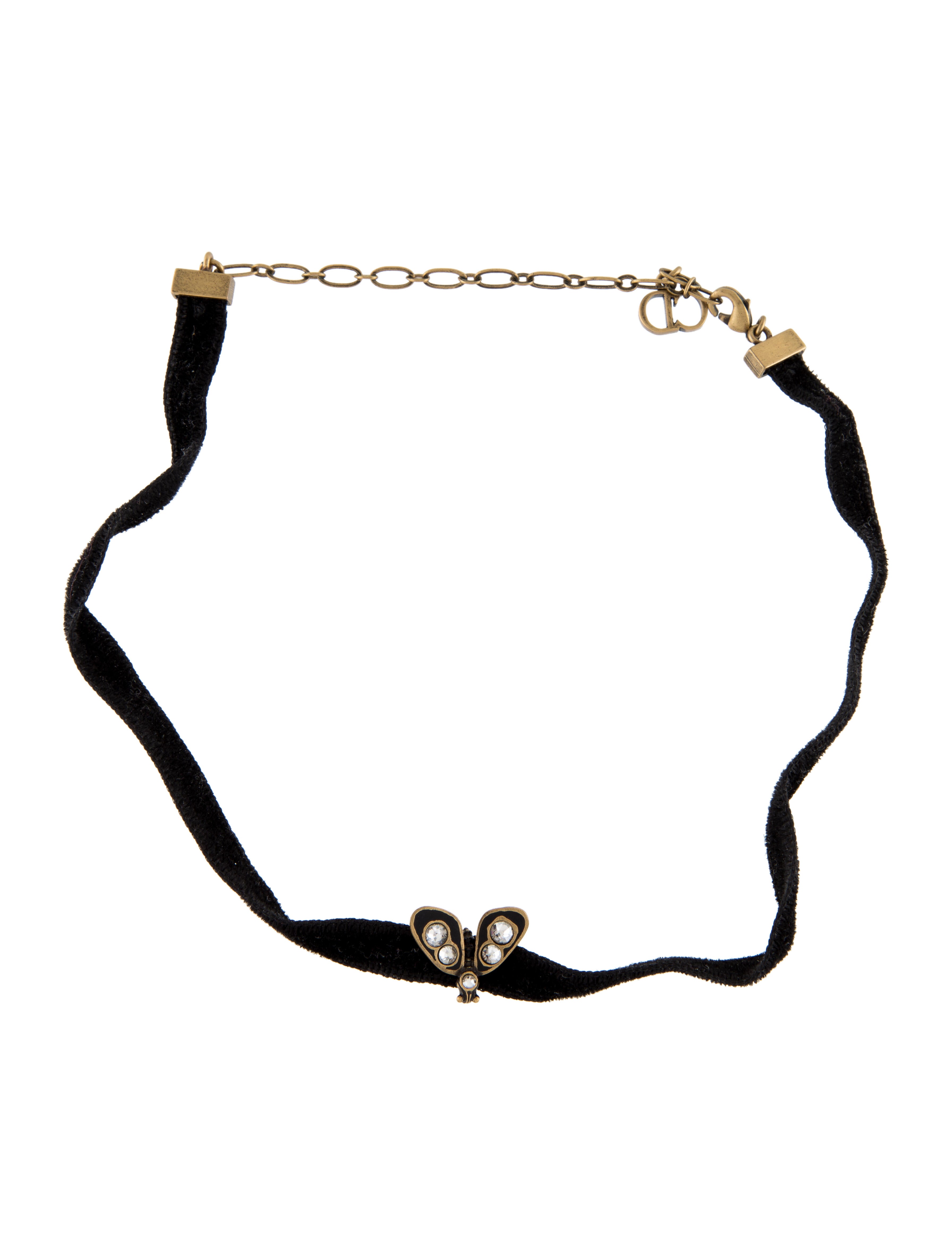 Christian Dior Crystal & Faux Pearl J'Adior Choker Necklace Base