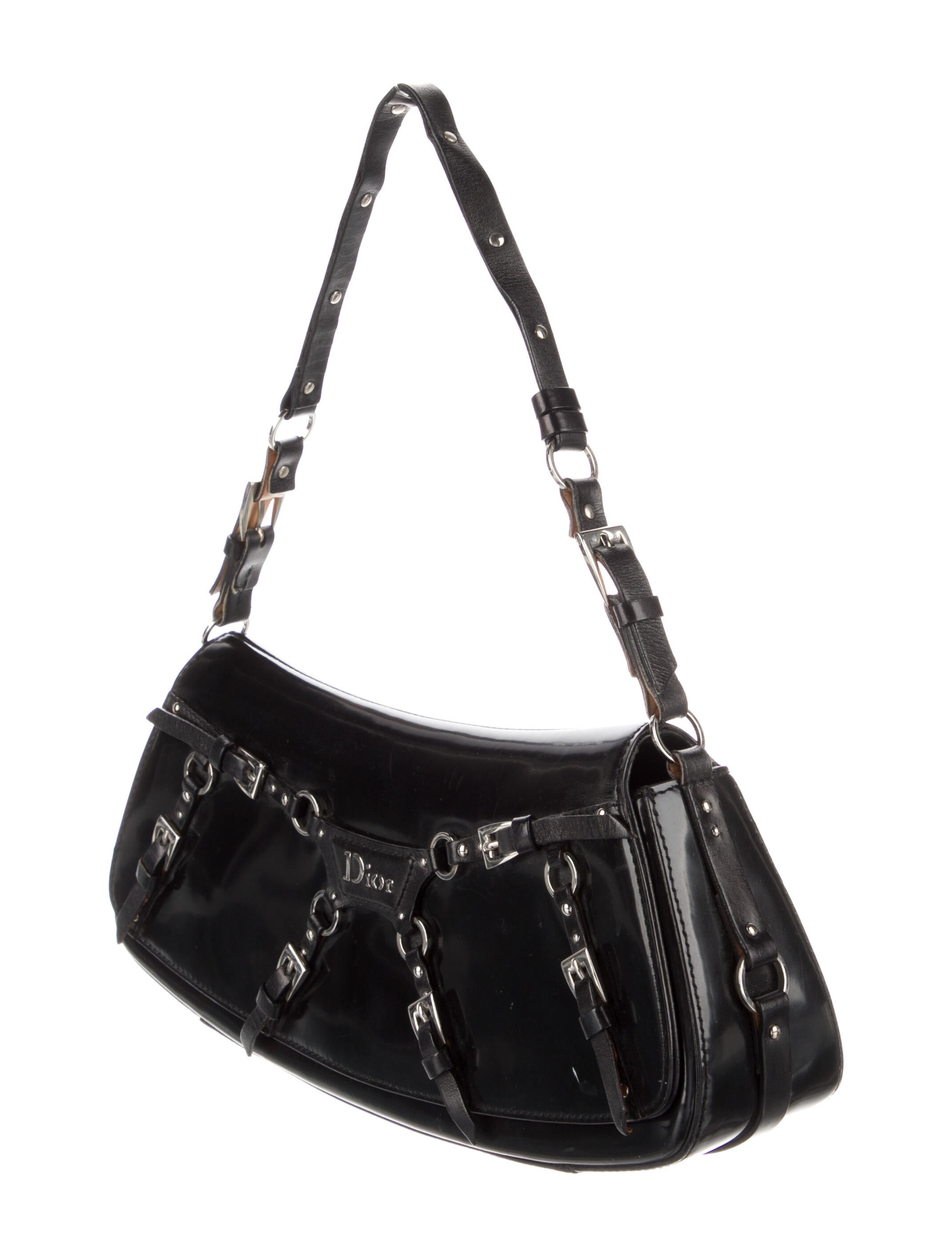 Christian Dior Bondage Shoulder Bag - Black Shoulder Bags