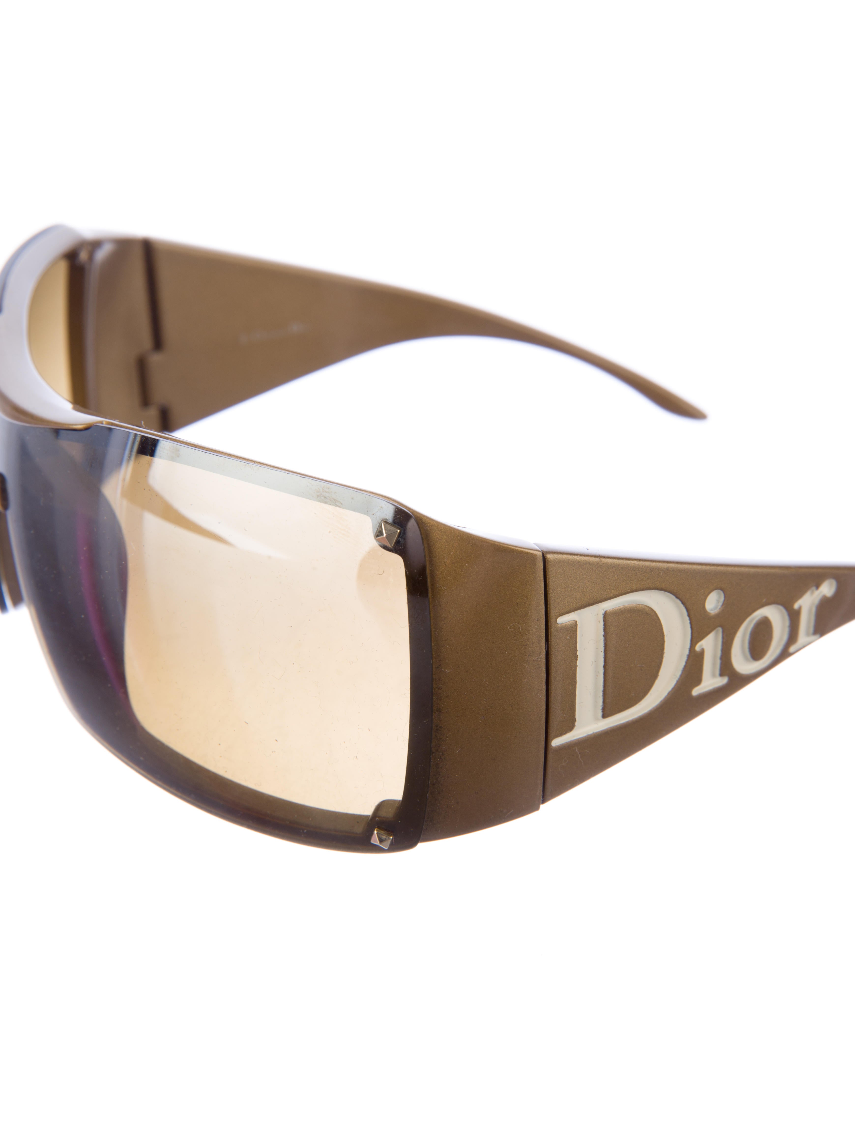 Christian Dior Overshine 2 Sunglasses - Gold Sunglasses