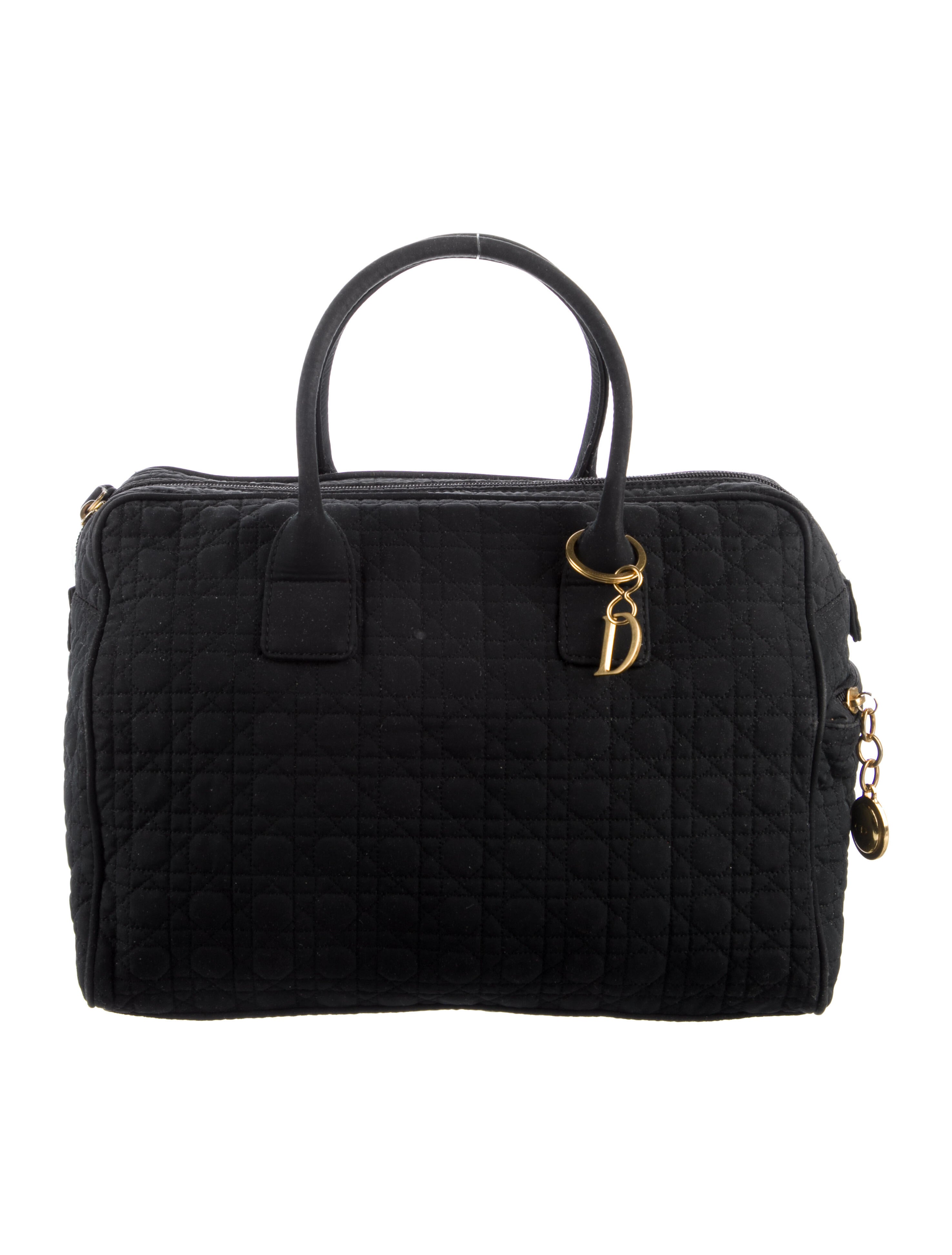 Christian Dior Medium Lady Dior Bag Black Handle Bags, Handbags