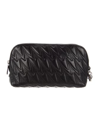 Christian Dior Leather Cosmetic Bag