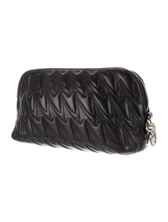 Christian Dior Leather Cosmetic Bag