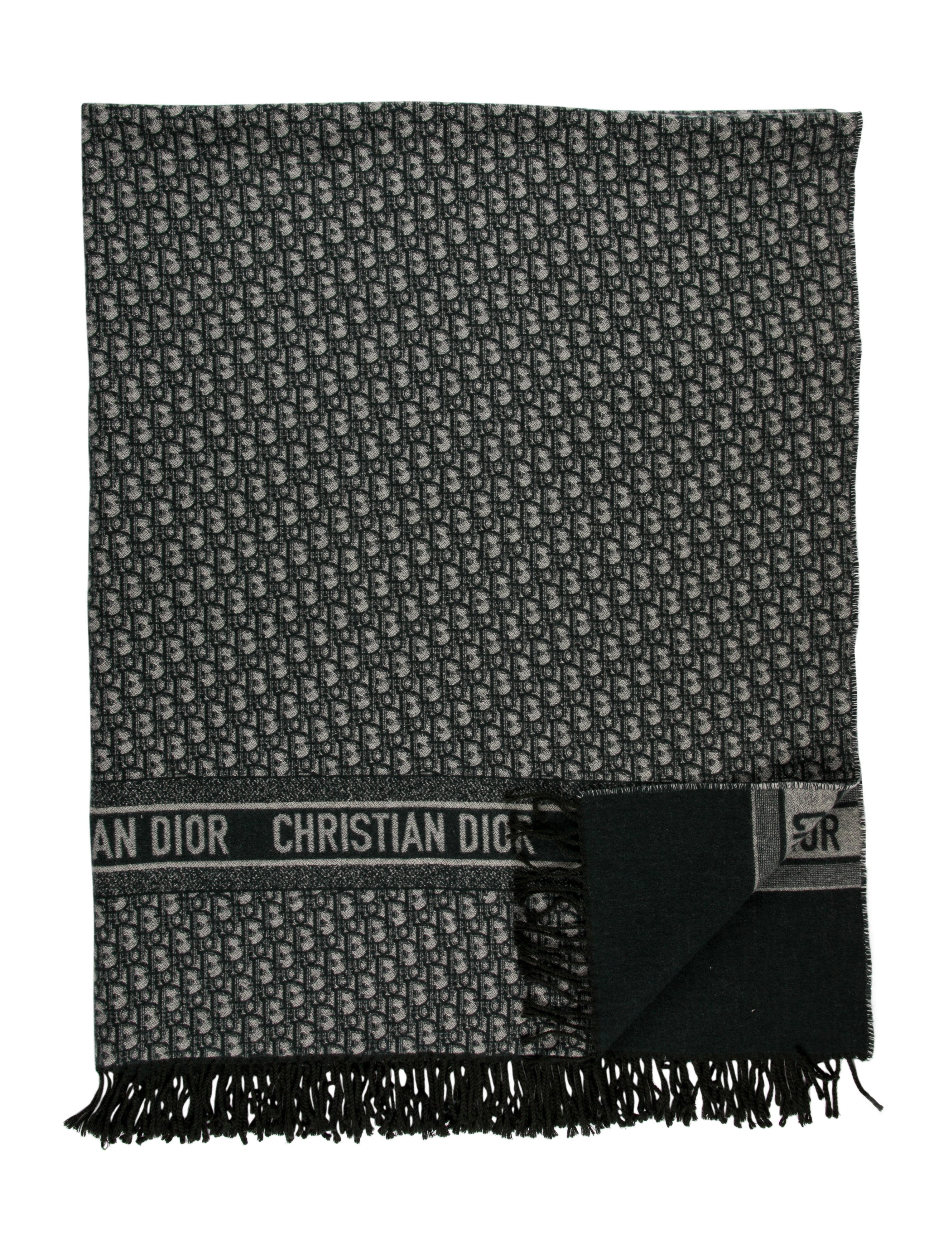 Christian Dior Oblique Throw Blanket