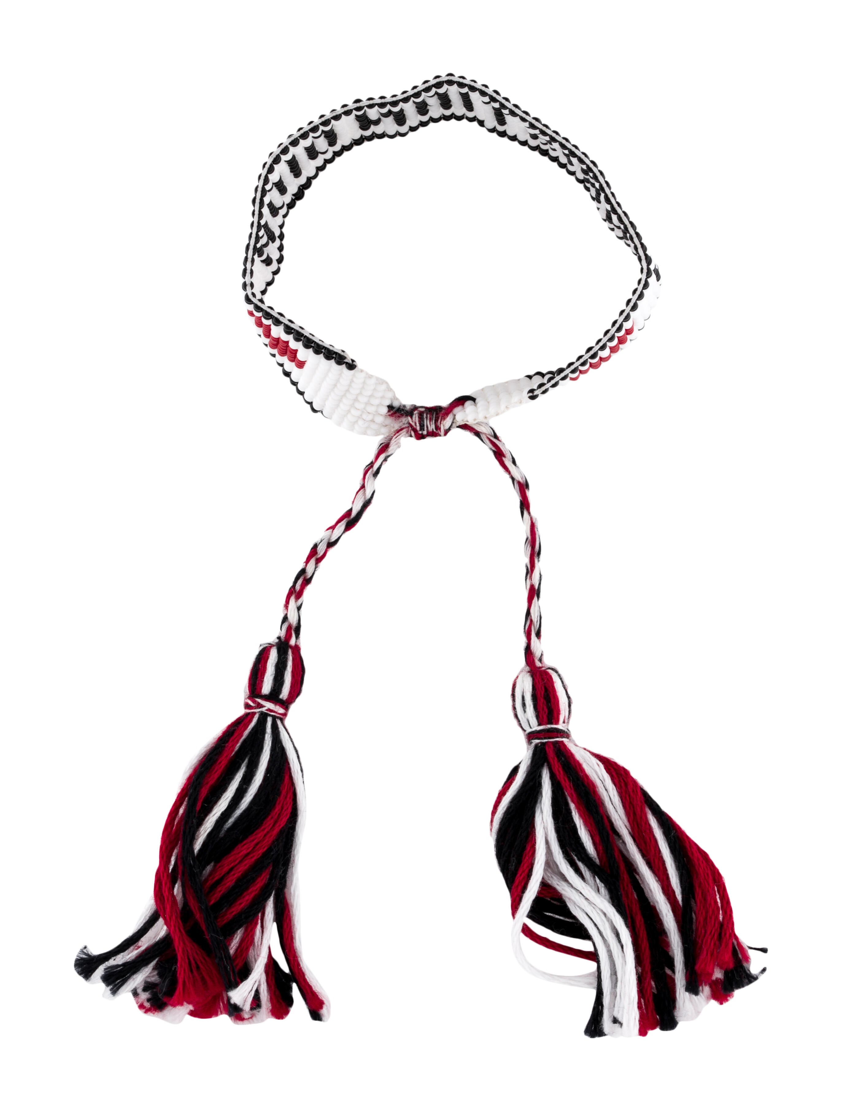 Christian Dior J'Adior Woven Friendship Bracelet Blue Wrap, Bracelets