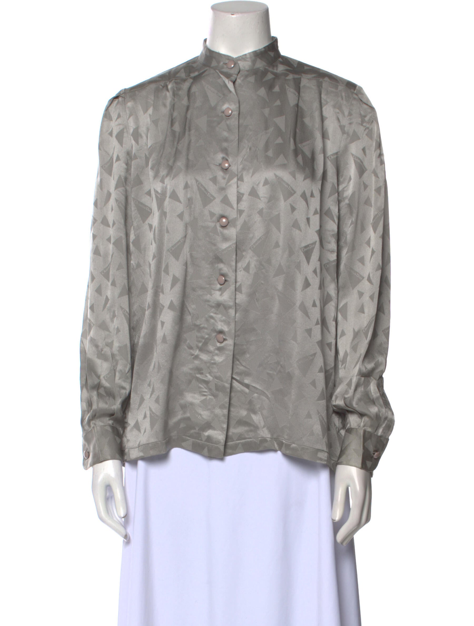1970s Dior Cotton Suiting Top main image 1
