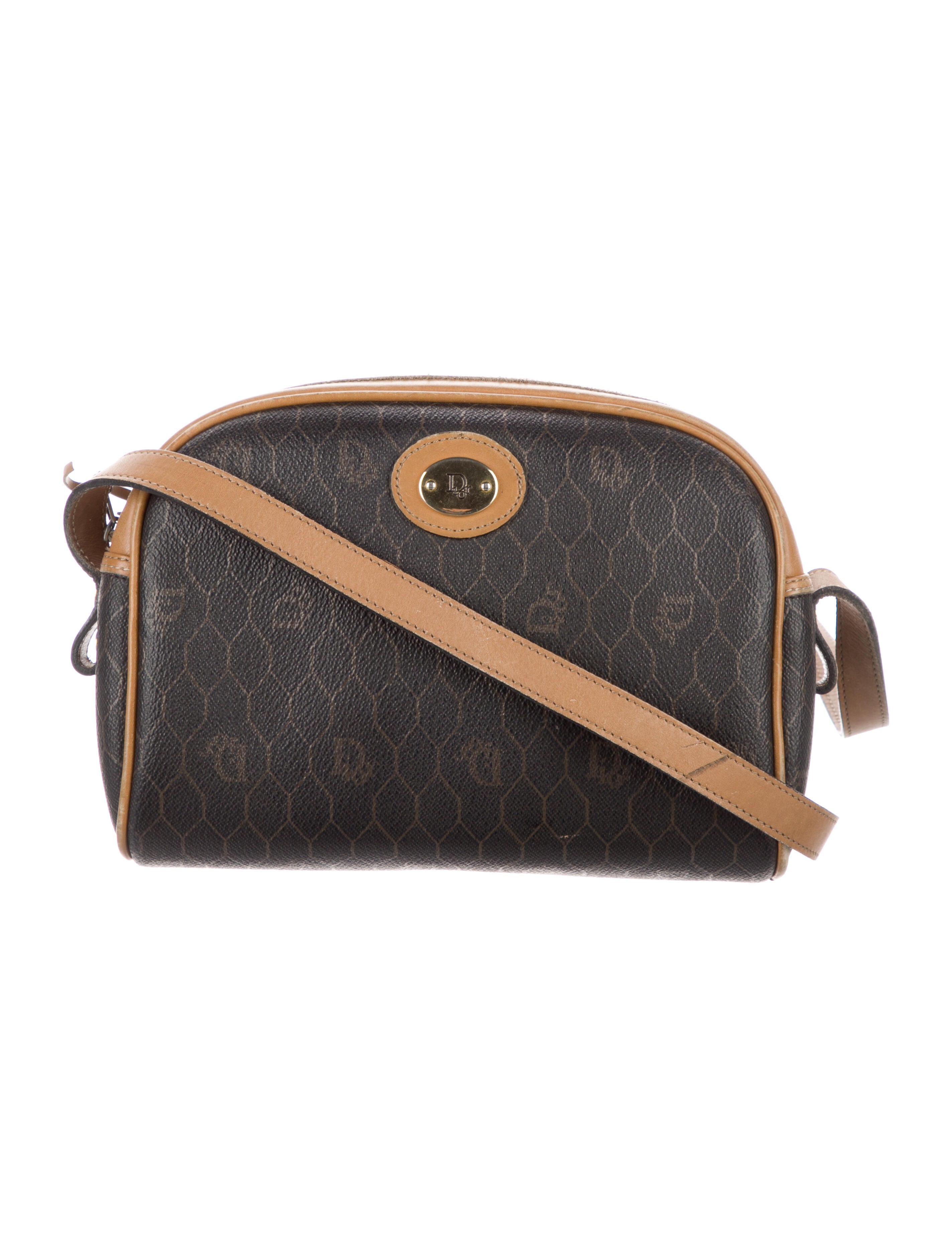 Christian Dior Diorissimo Mini Crossbody Bag Brown Crossbody Bags, Handbags CHR64180 The