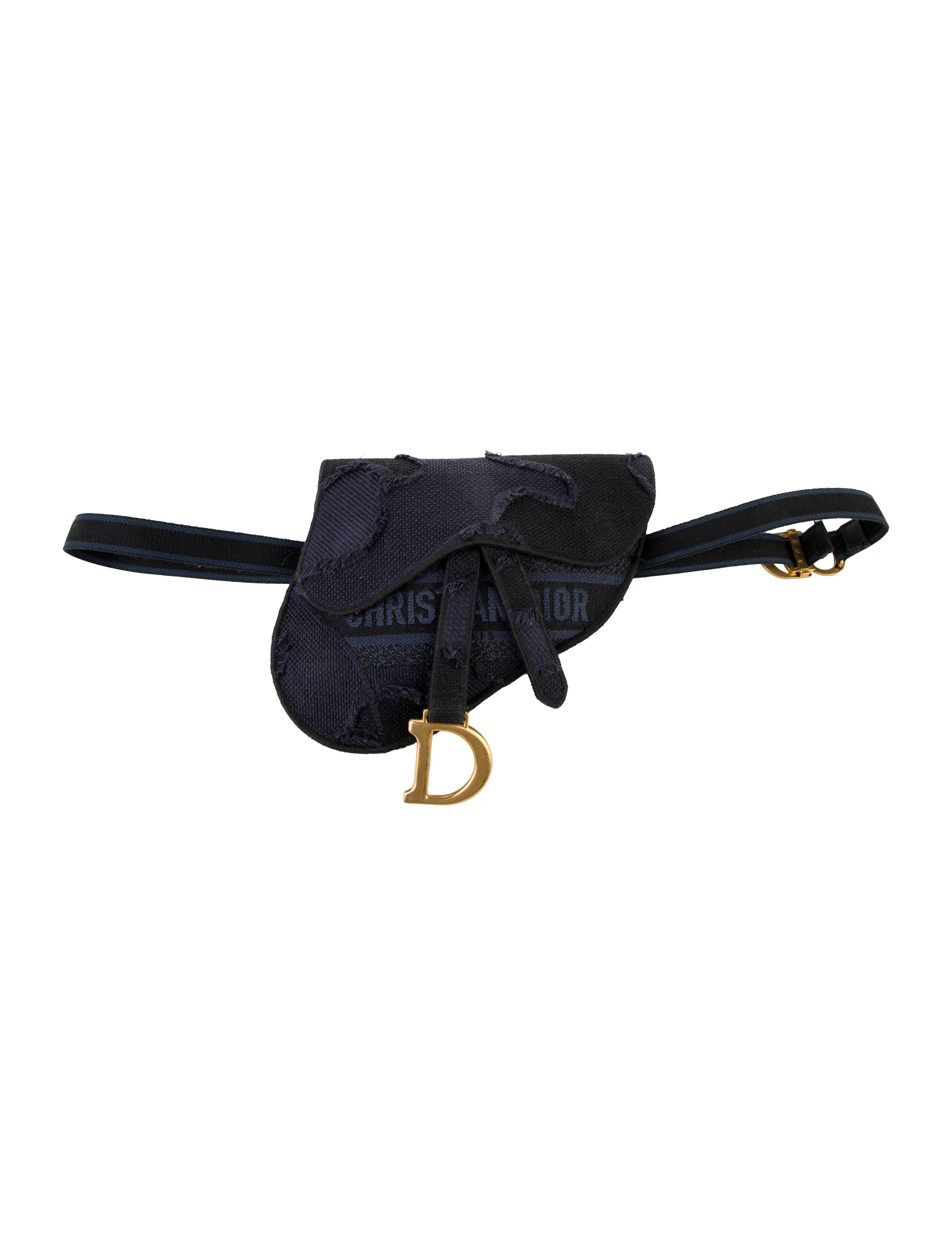 Christian Dior Camouflage Saddle Belt Bag